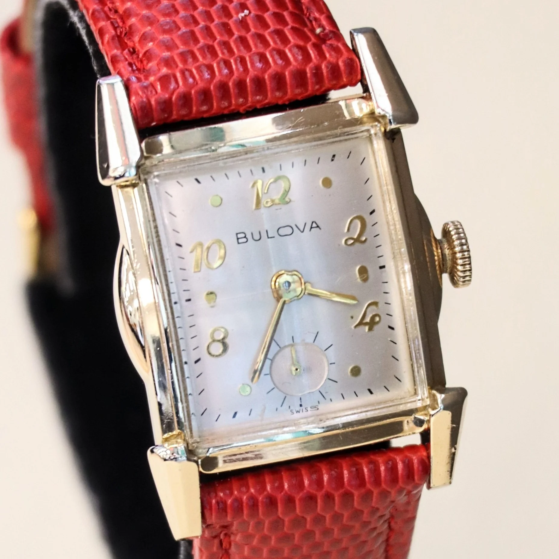 BULOVA 1954 ARDSLEY Watch 17 Jewels Cal. 10BT Fancy Case & Crystal Wristwatch - Image 3
