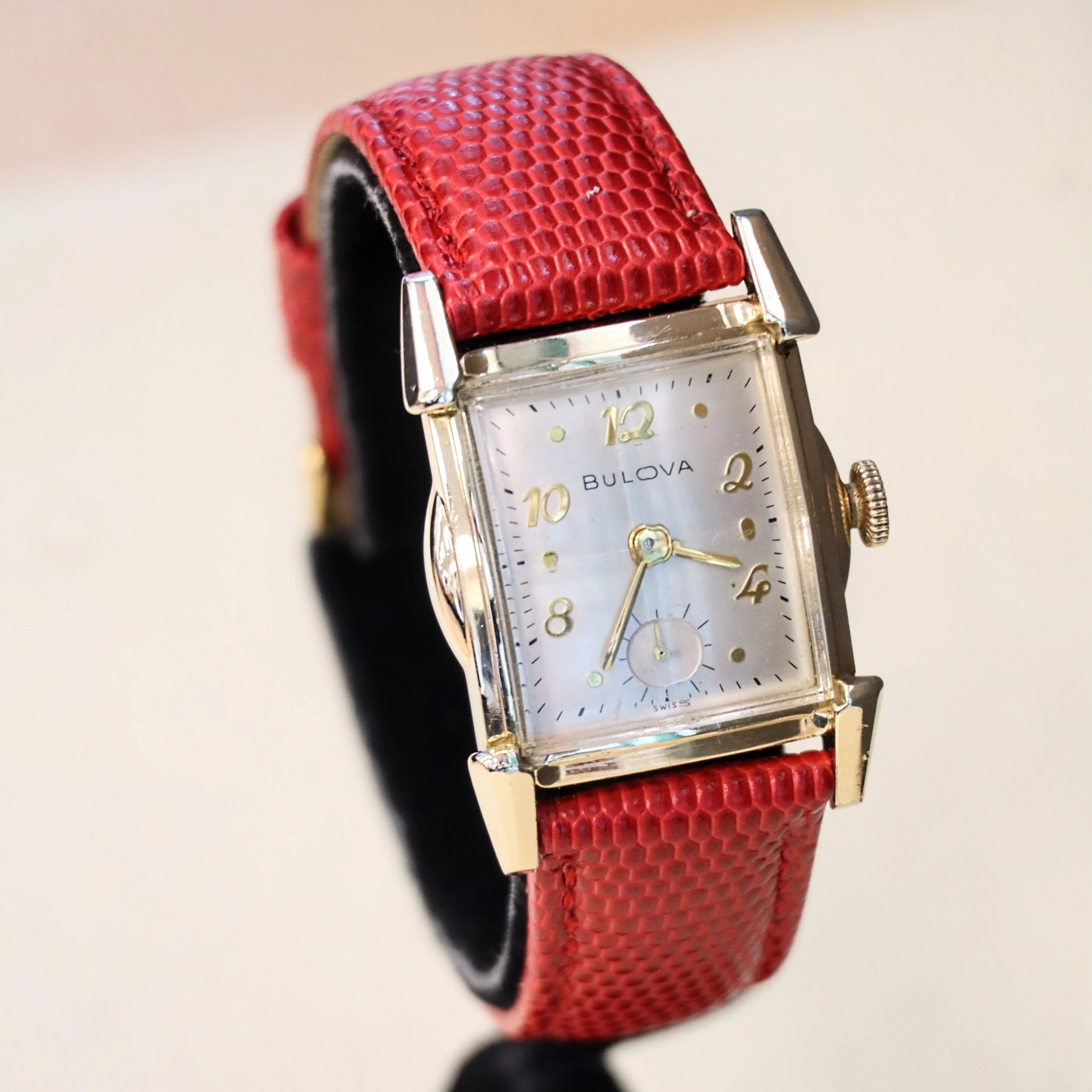BULOVA 1954 ARDSLEY Watch 17 Jewels Cal. 10BT Fancy Case & Crystal Wristwatch - Image 4