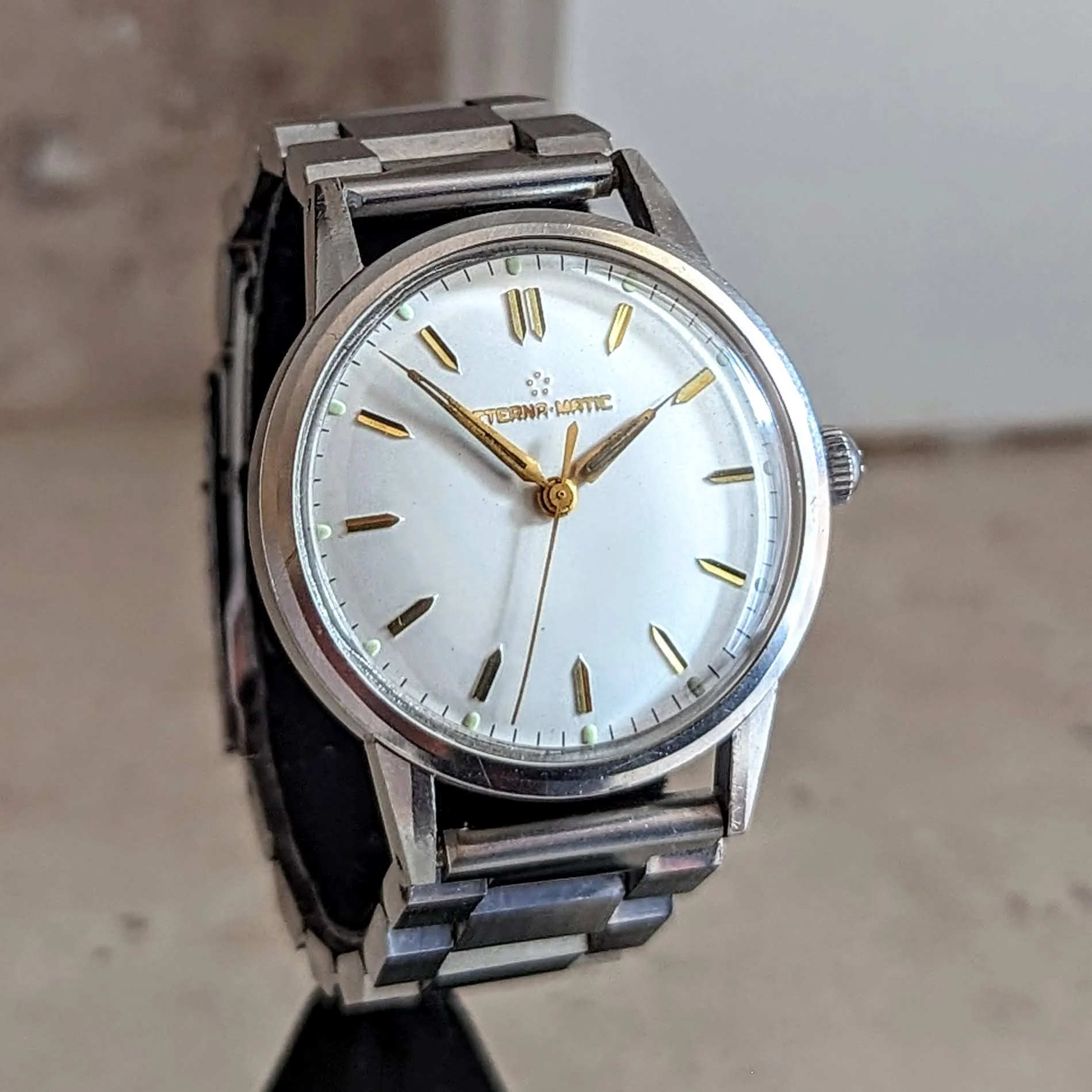 1954 ETERNA-MATIC Wristwatch Cal. Eterna 1416U 17 Jewels Automatic Watch - Image 3