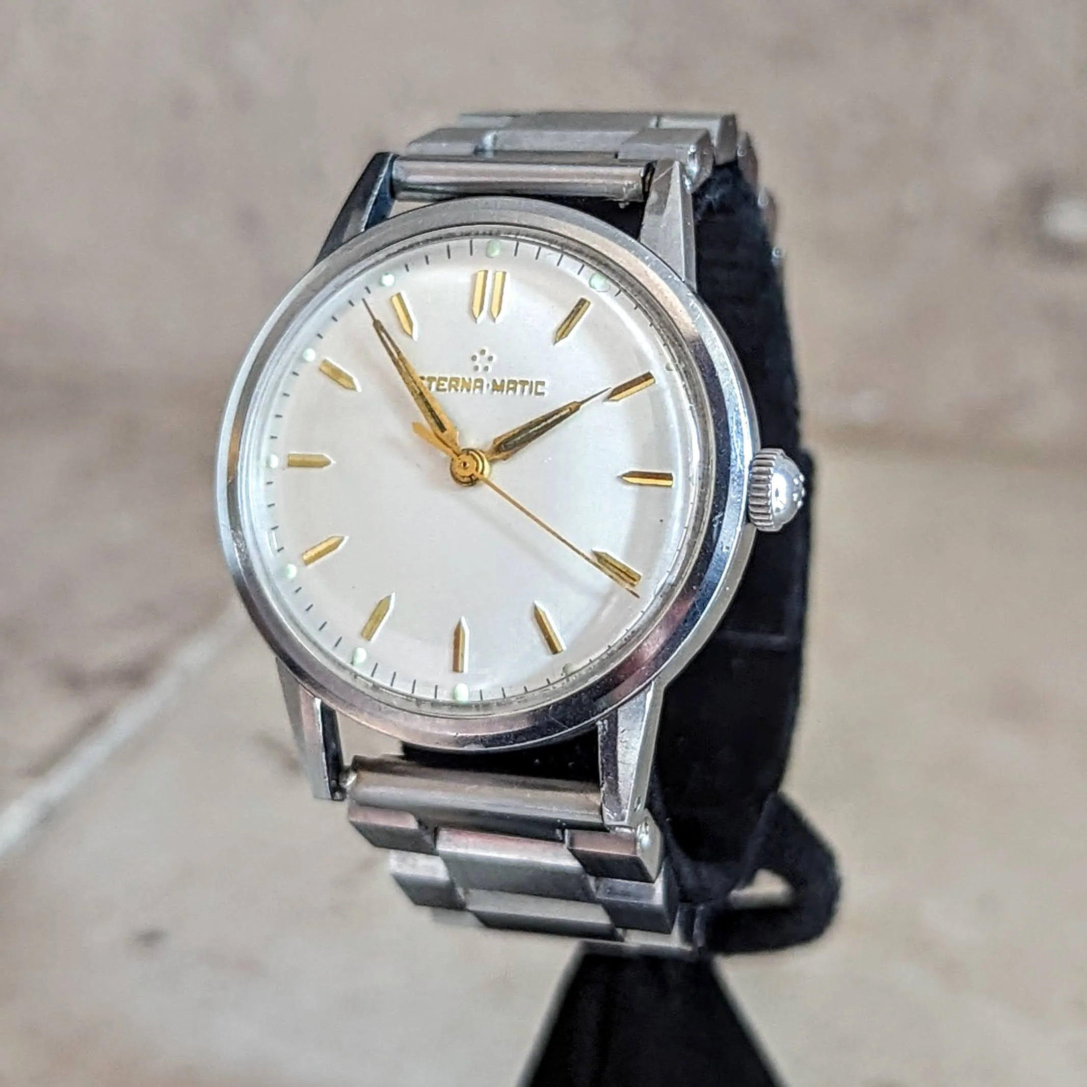 1954 ETERNA-MATIC Wristwatch Cal. Eterna 1416U 17 Jewels Automatic Watch - Image 4