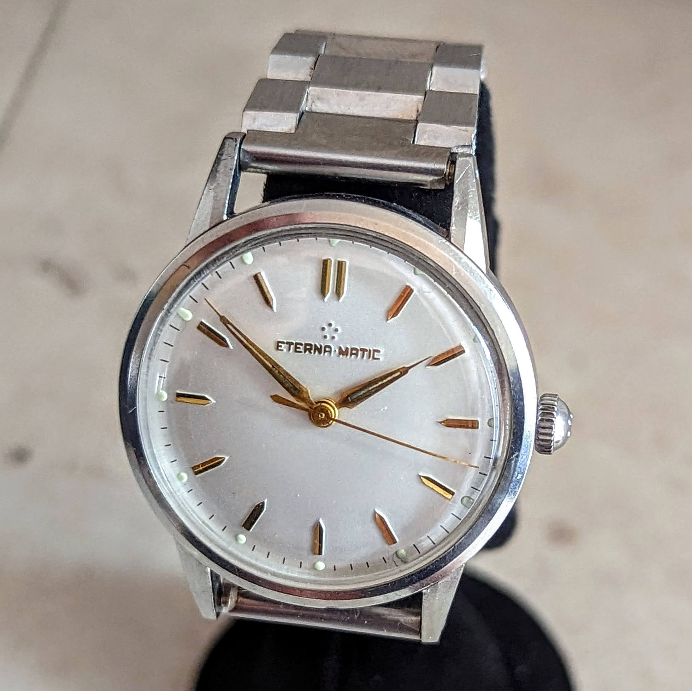 1954 ETERNA-MATIC Wristwatch Cal. Eterna 1416U 17 Jewels Automatic Watch - Image 9
