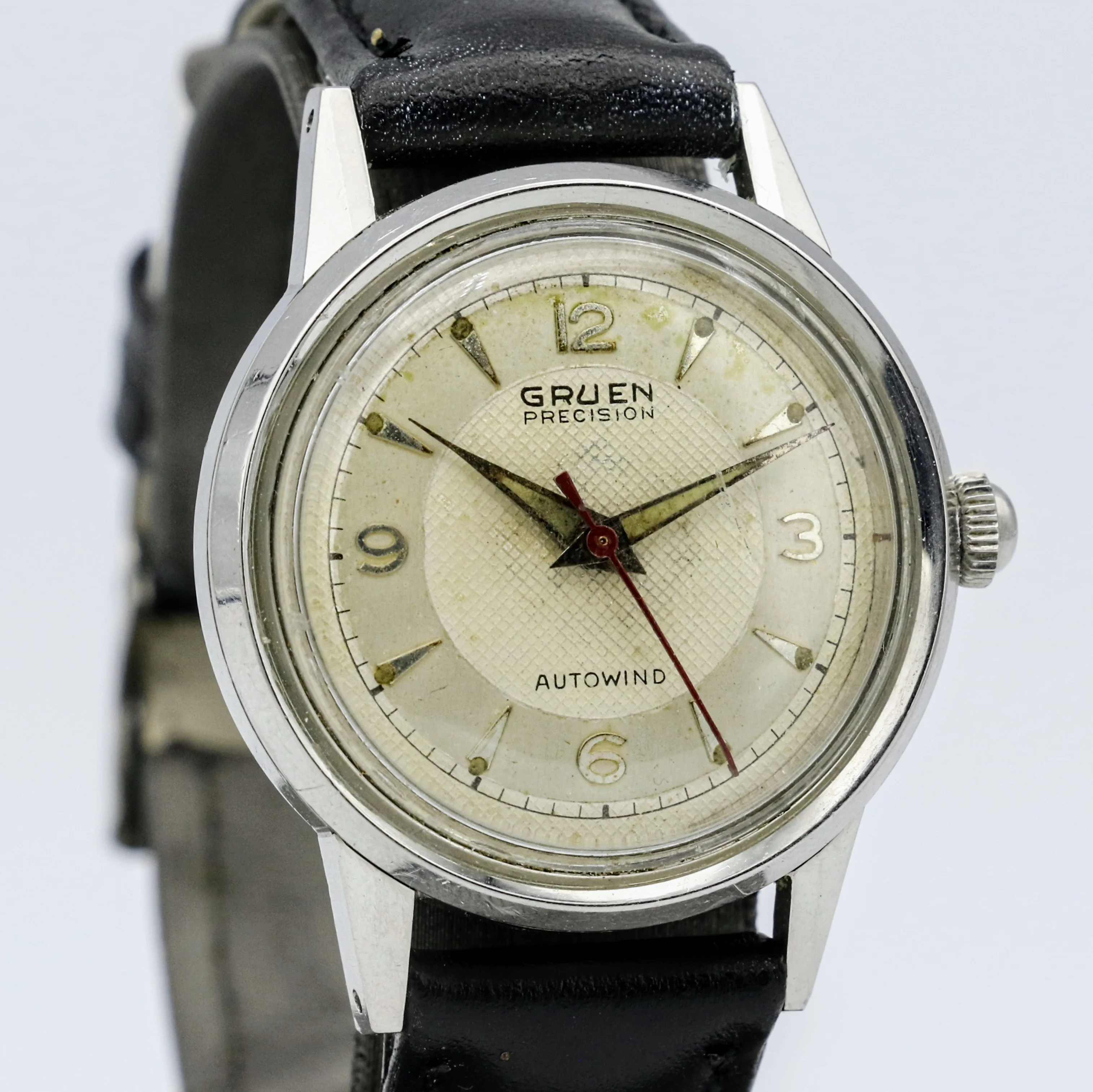 1954 GRUEN Precision Autowind Wristwatch Bumper Swiss Caliber 462ss 17J Watch - Image 6