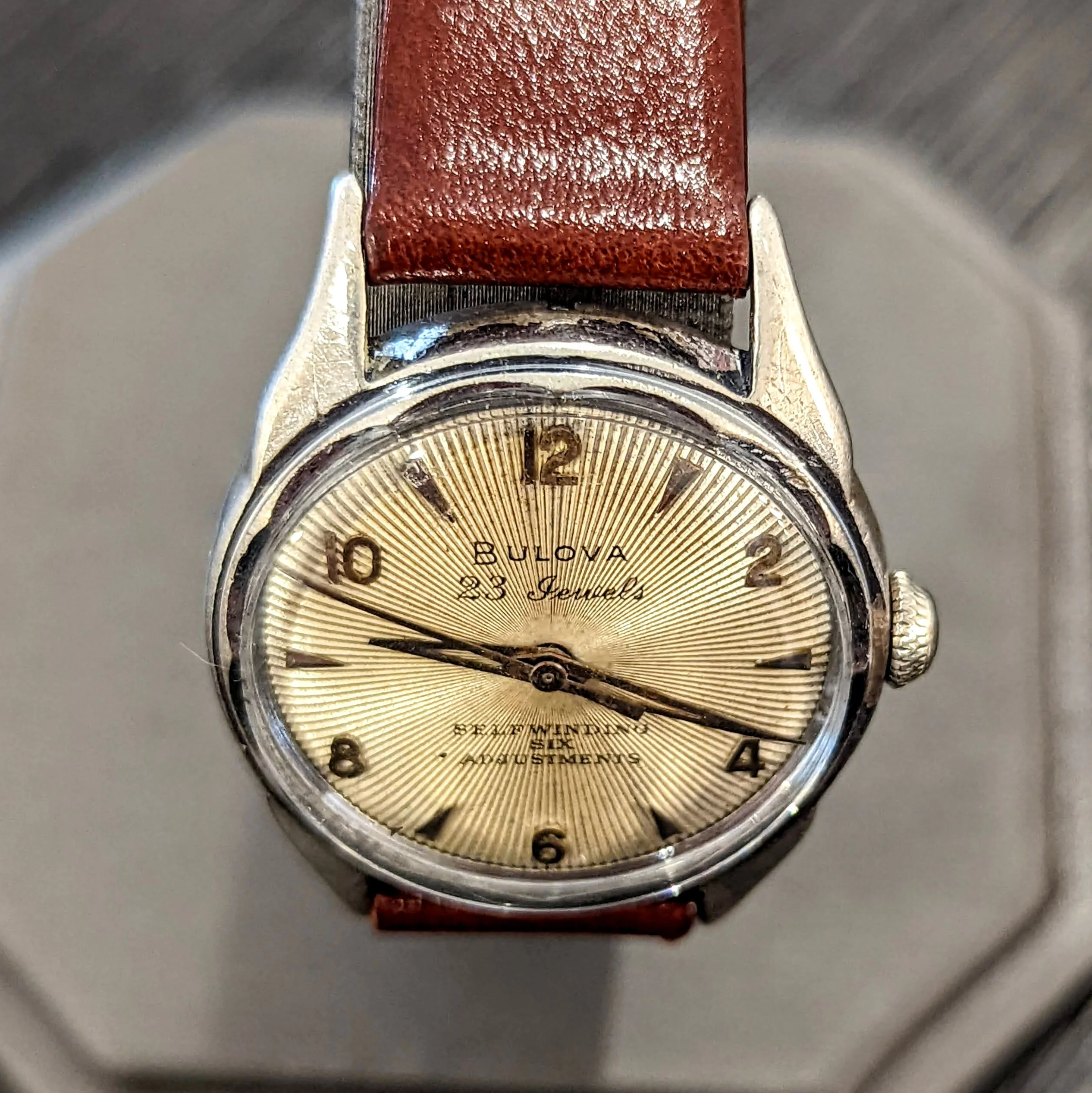 1955 BULOVA 23 'B' Watch 23 Jewels Cal. 10BPAC USA Made - Image 4