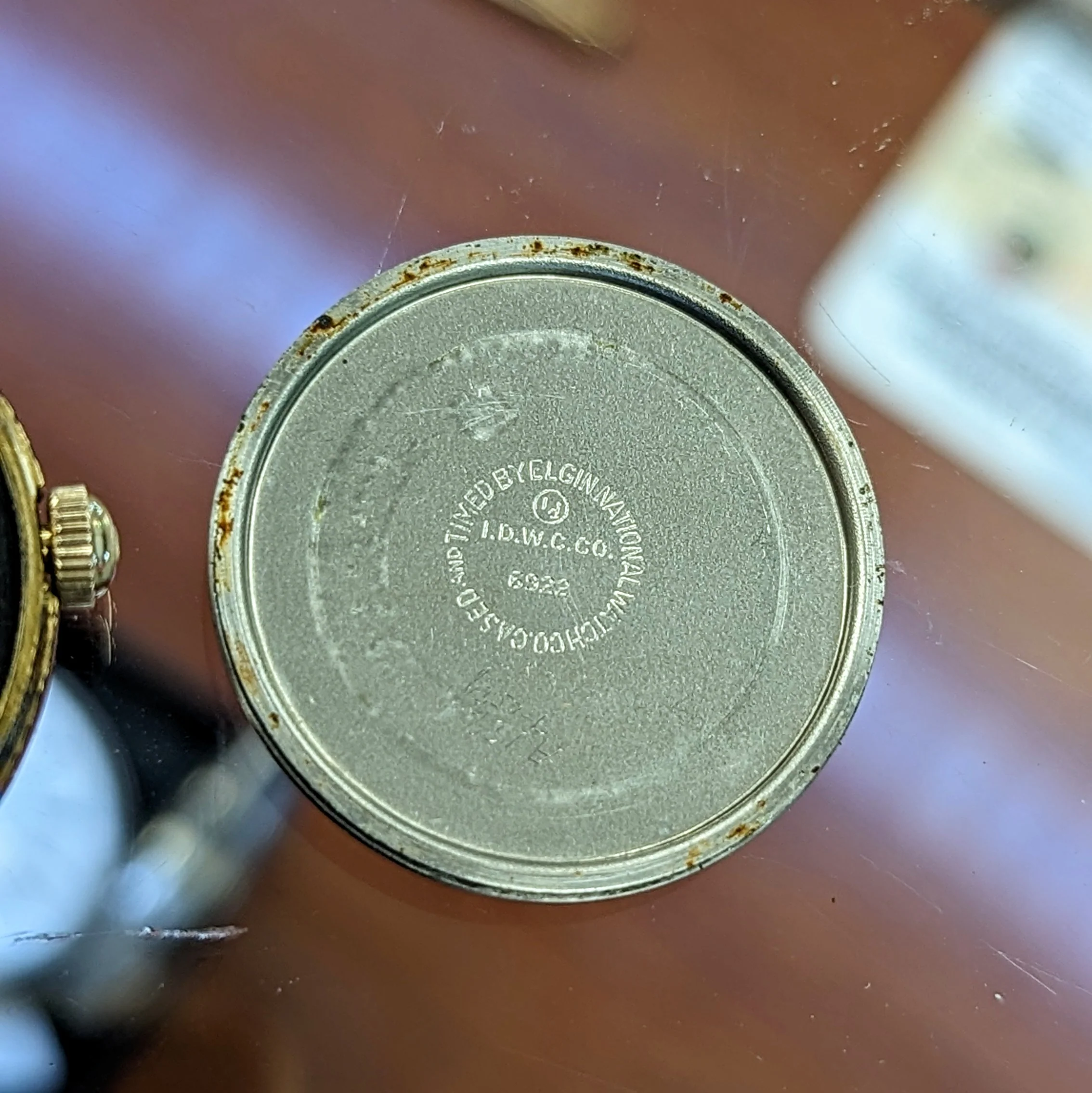 1955 ELGIN Sportsman Watch Grade 720 17 Jewels Wristwatch Ref. 6922 Round Case - Image 12
