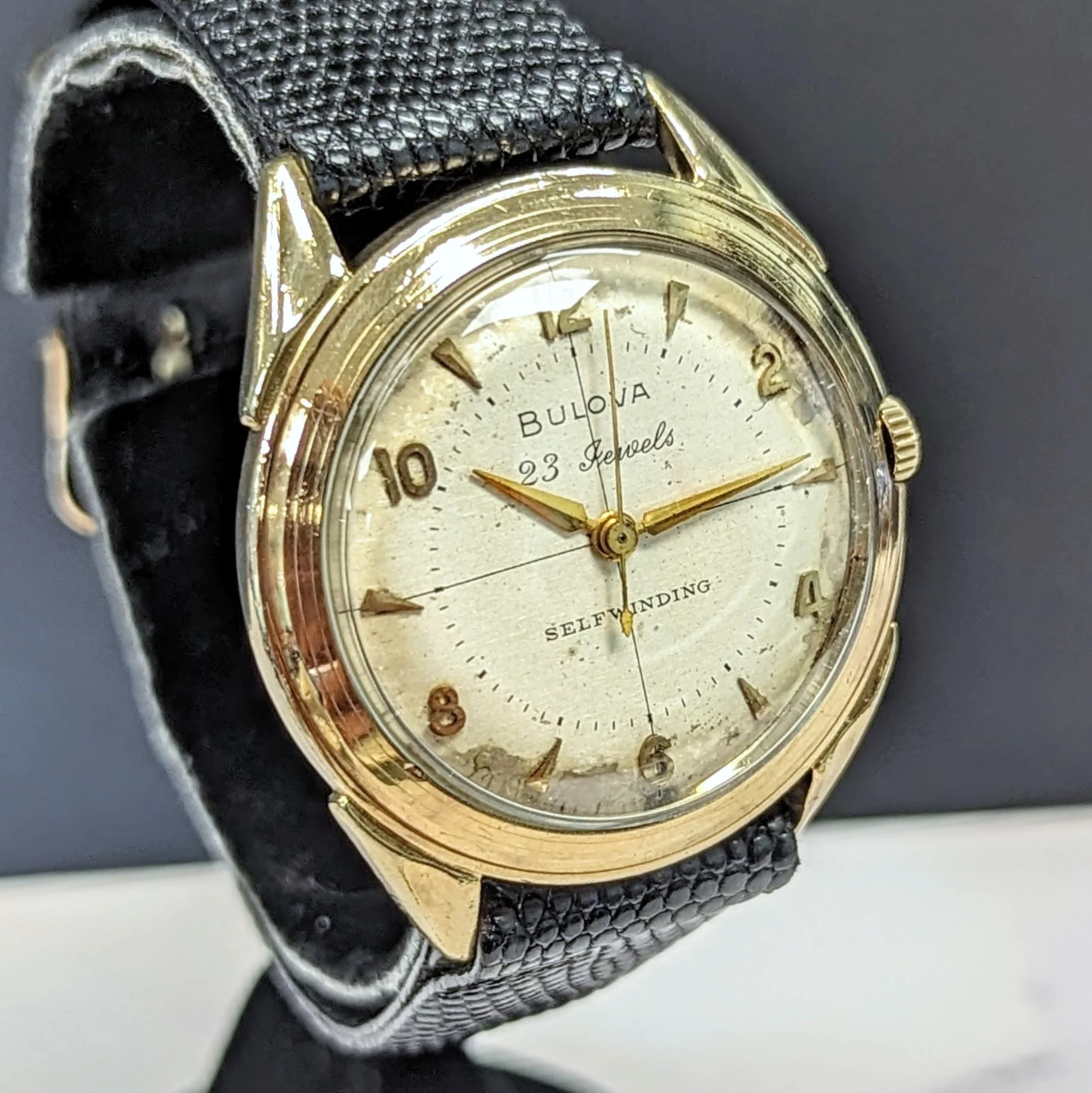 1956 Bulova 23 Jewels "TW" Self-winding Watch 10BPAC U.S.A. Wristwatch 6 ADJ - Image 3