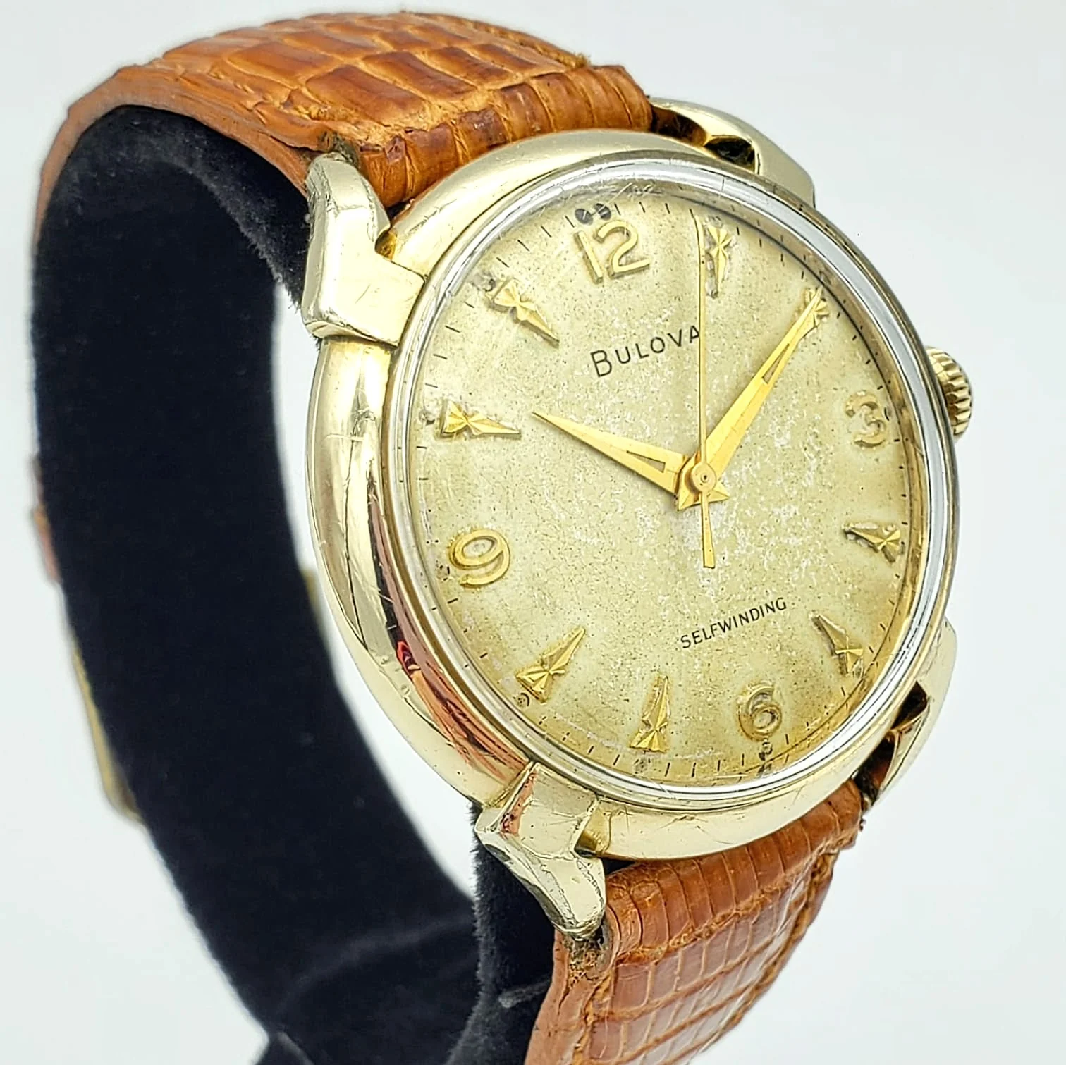 1956 BULOVA Golden Clipper Wristwatch Automatic Swiss Cal 11ACAC 17J Watch - Image 3