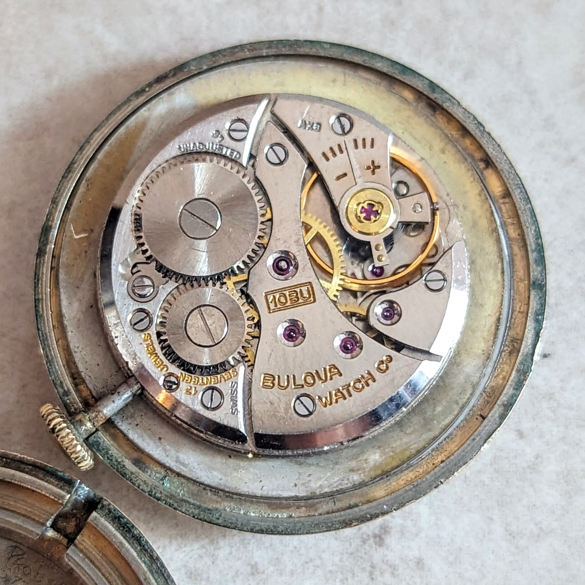 1956 BULOVA President "E" Wristwatch Cal. 10BU 17 Jewels Swiss Made Watch - Image 15