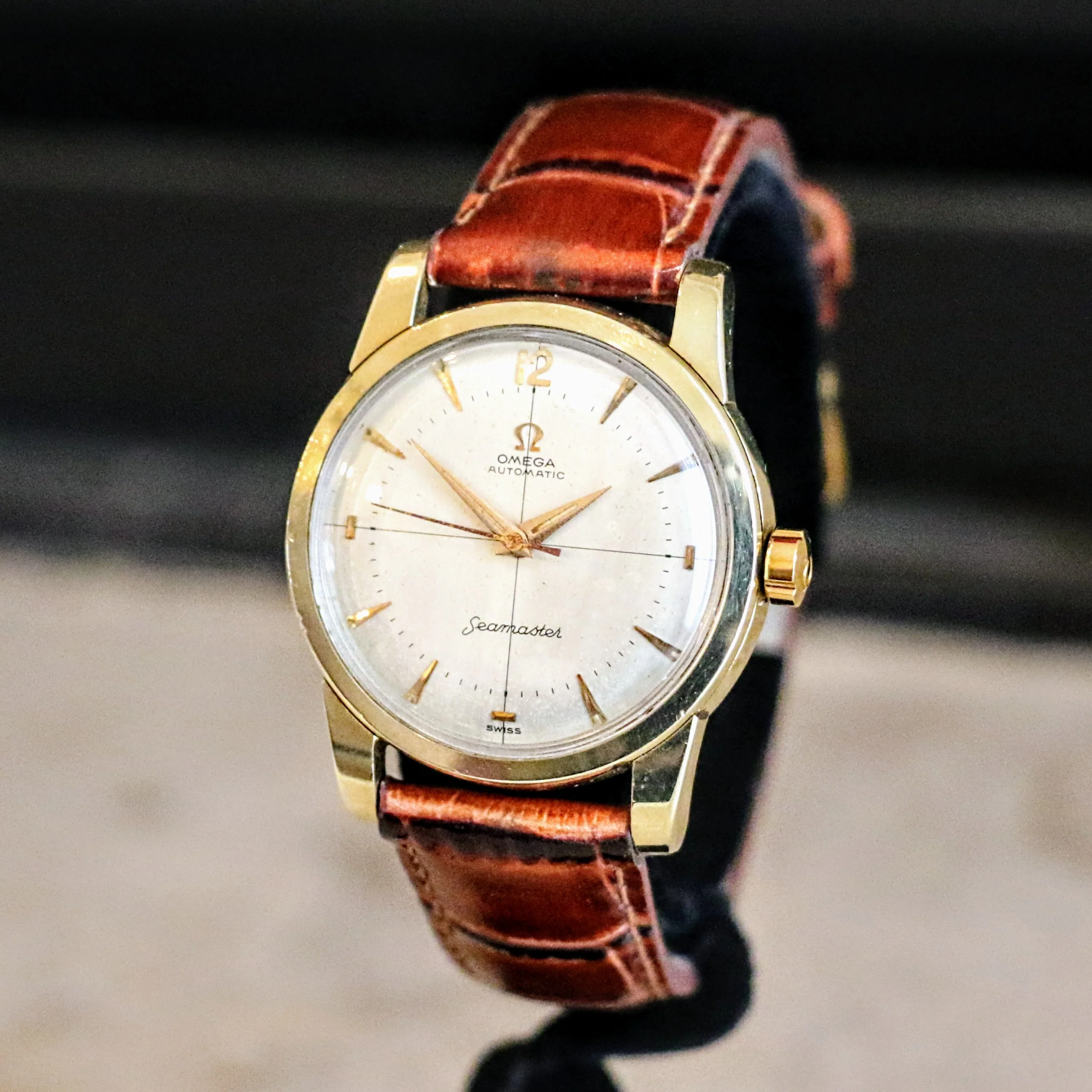 1956 OMEGA Automatic Seamaster Watch Cal. 500 Wristwatch Ref. 2846/2848 26C - Image 4