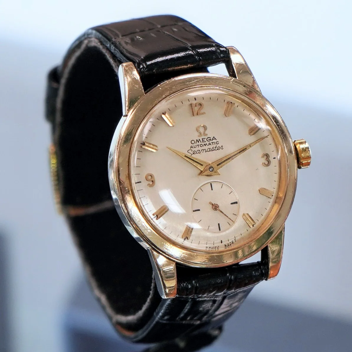 1957 OMEGA Seamaster Automatic Watch Ref. FX6249 Cal. 490 Wristwatch 14K G.F. - IN BOX - Image 2