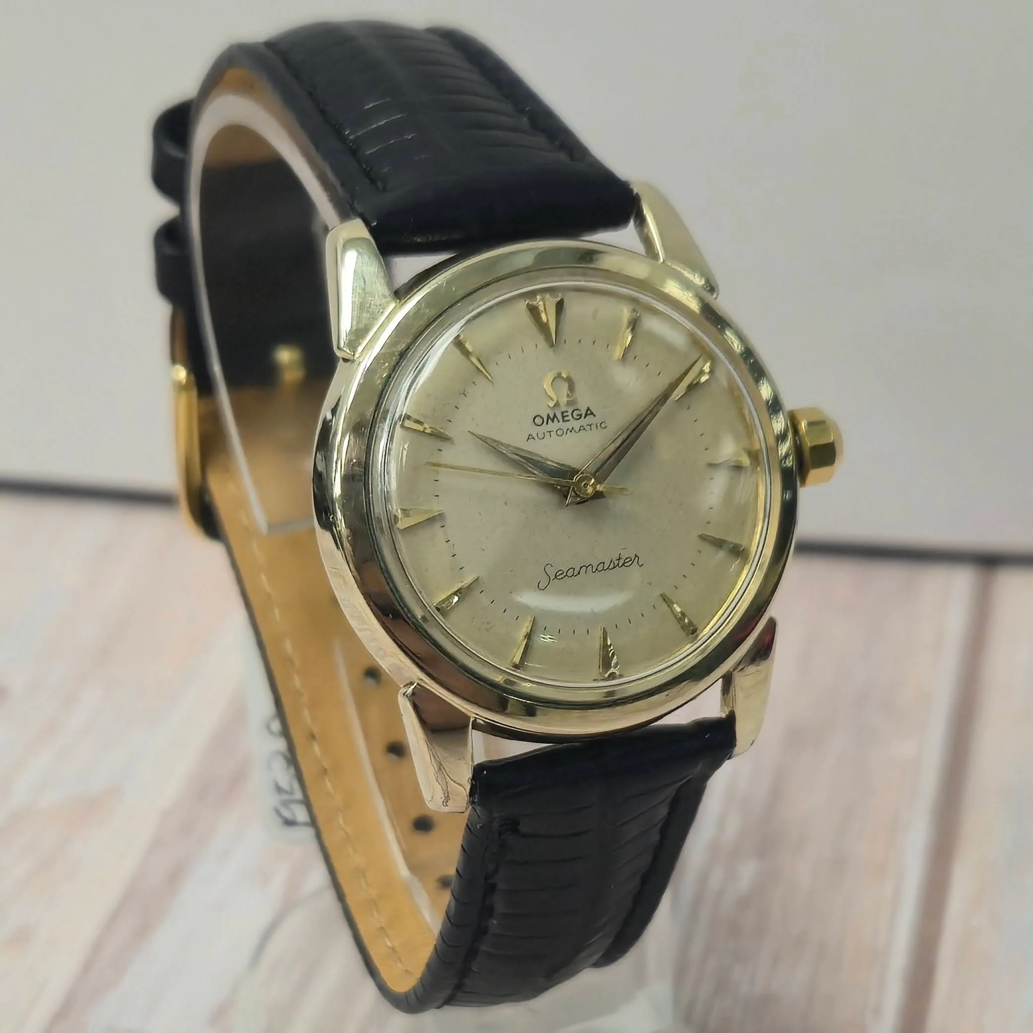 1958 Omega Seamaster Automatic Watch C6274 32mm 14K GF Wristwatch - Image 4