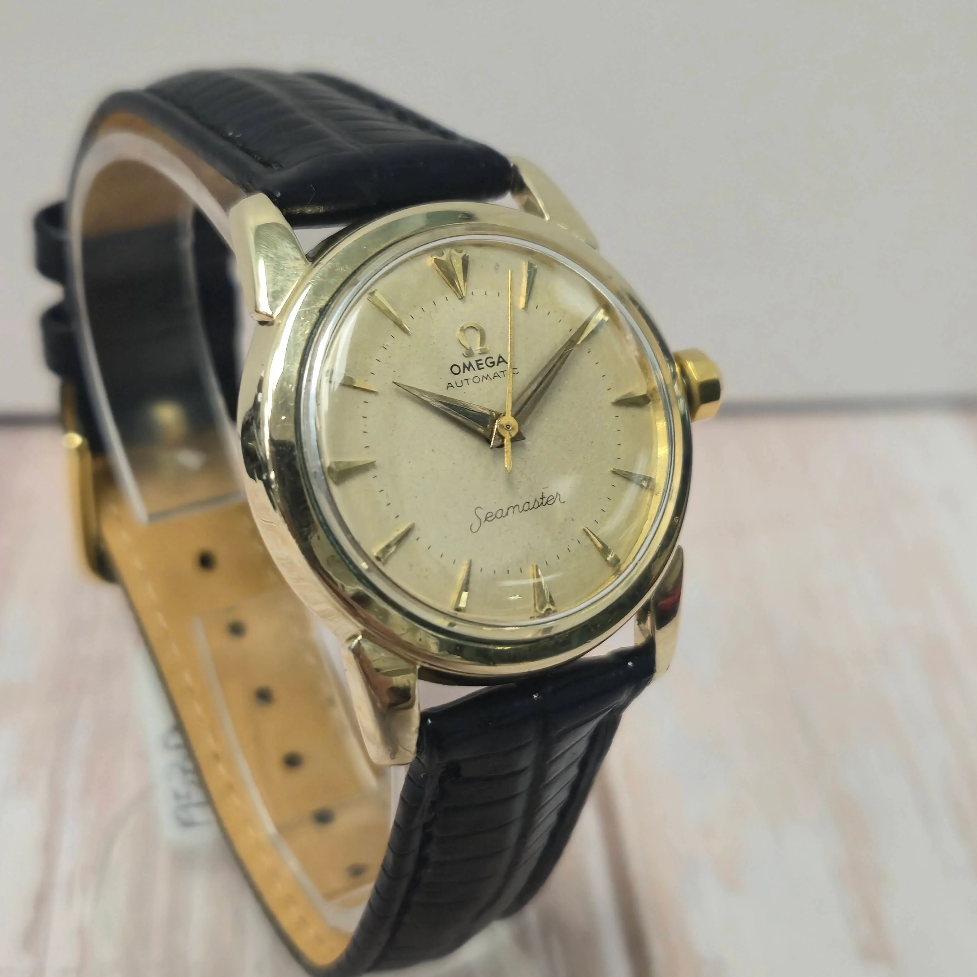 1958 Omega Seamaster Automatic Watch C6274 32mm 14K GF Wristwatch - Image 5