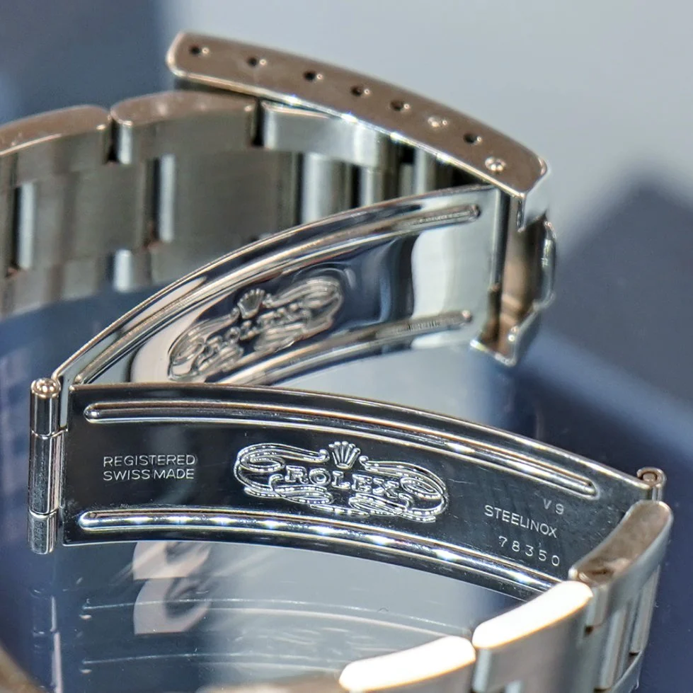 1960 ROLEX Oyster Perpetual 34mm Ref. 1005 ALL S.S. Fluted Bezel & Oyster Bracelet - Image 10