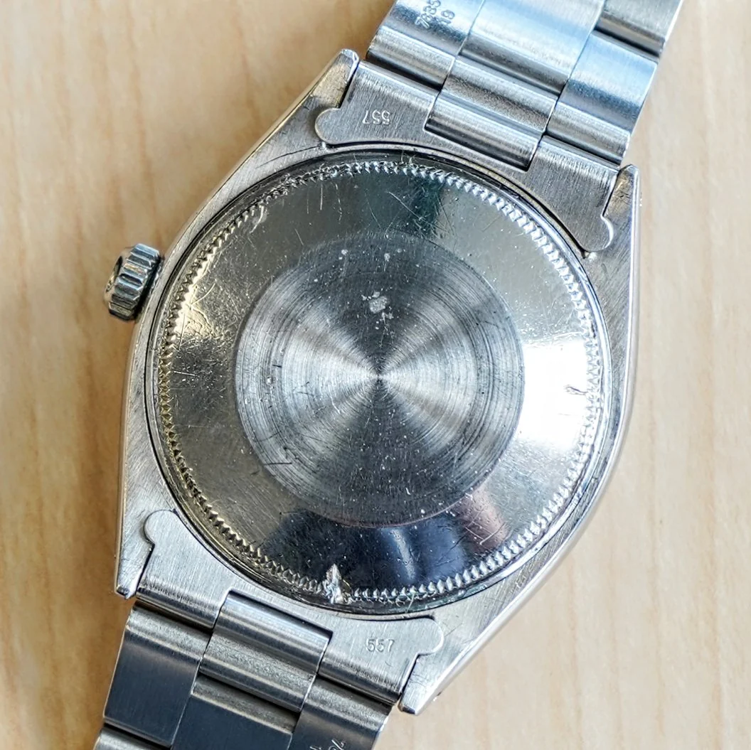 1960 ROLEX Oyster Perpetual 34mm Ref. 1005 ALL S.S. Fluted Bezel & Oyster Bracelet - Image 11