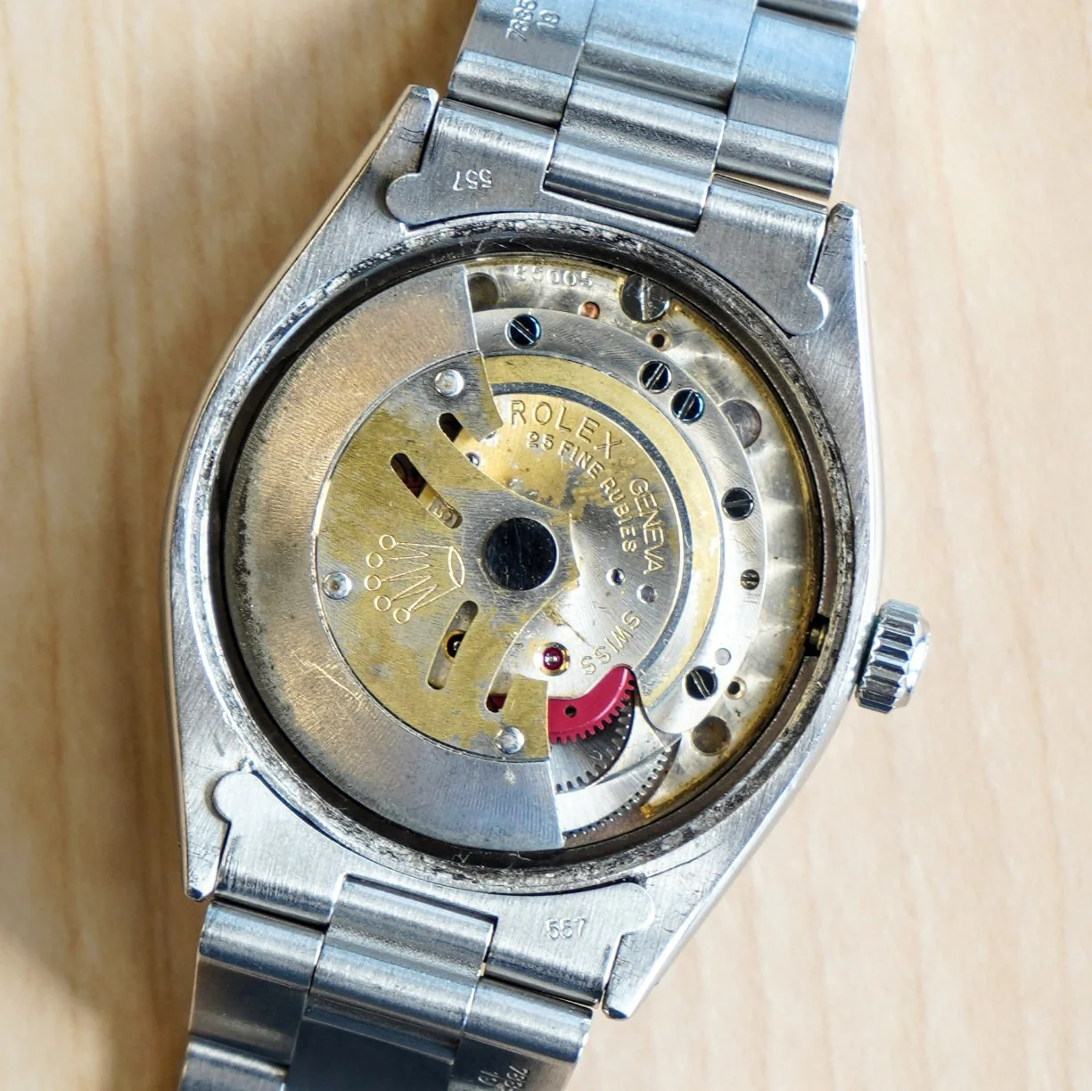 1960 ROLEX Oyster Perpetual 34mm Ref. 1005 ALL S.S. Fluted Bezel & Oyster Bracelet - Image 14