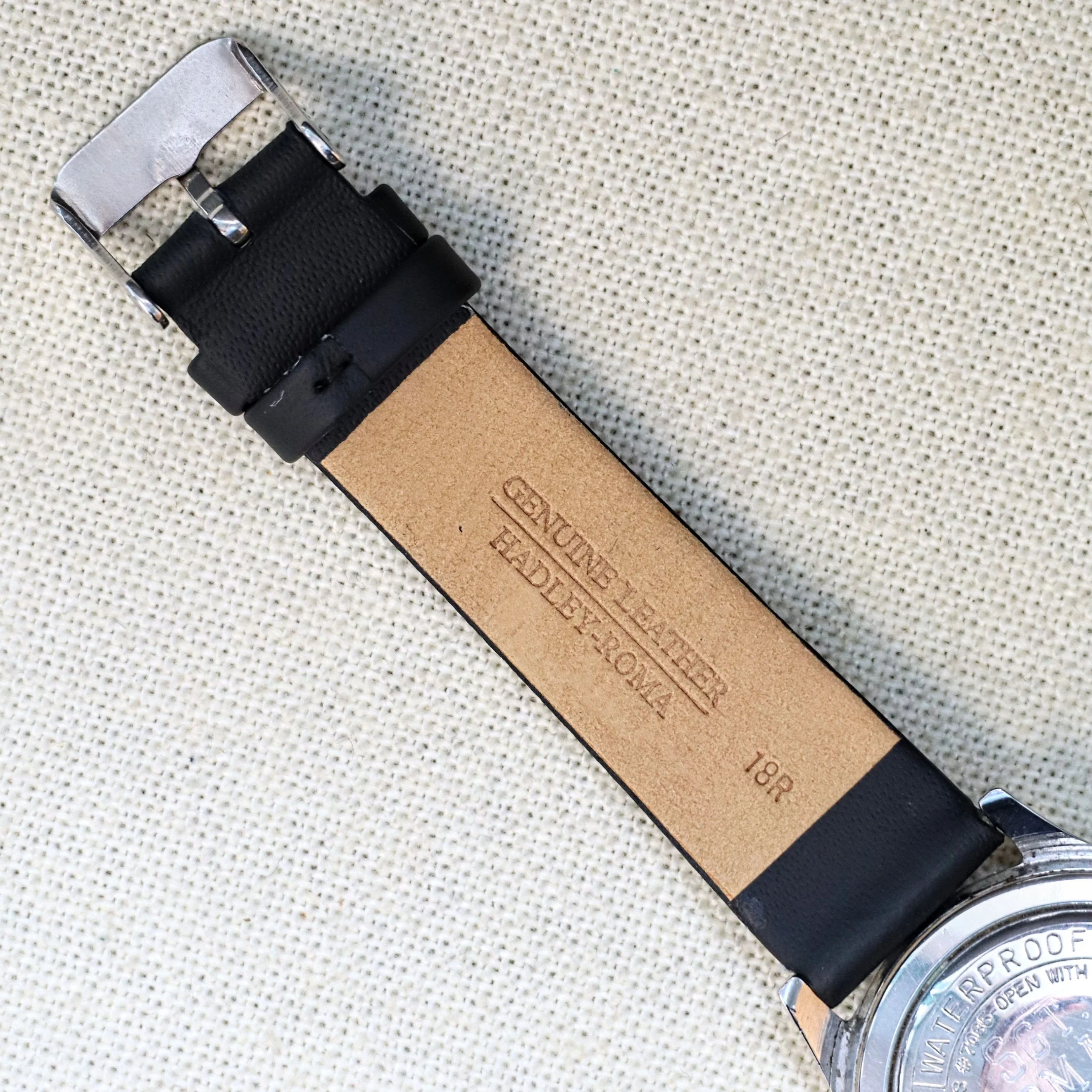 1960s BENRUS 3-Star Self-Winding Watch 17 Jewels Black Dial Model FE 235 - Series #7035 - Image 12