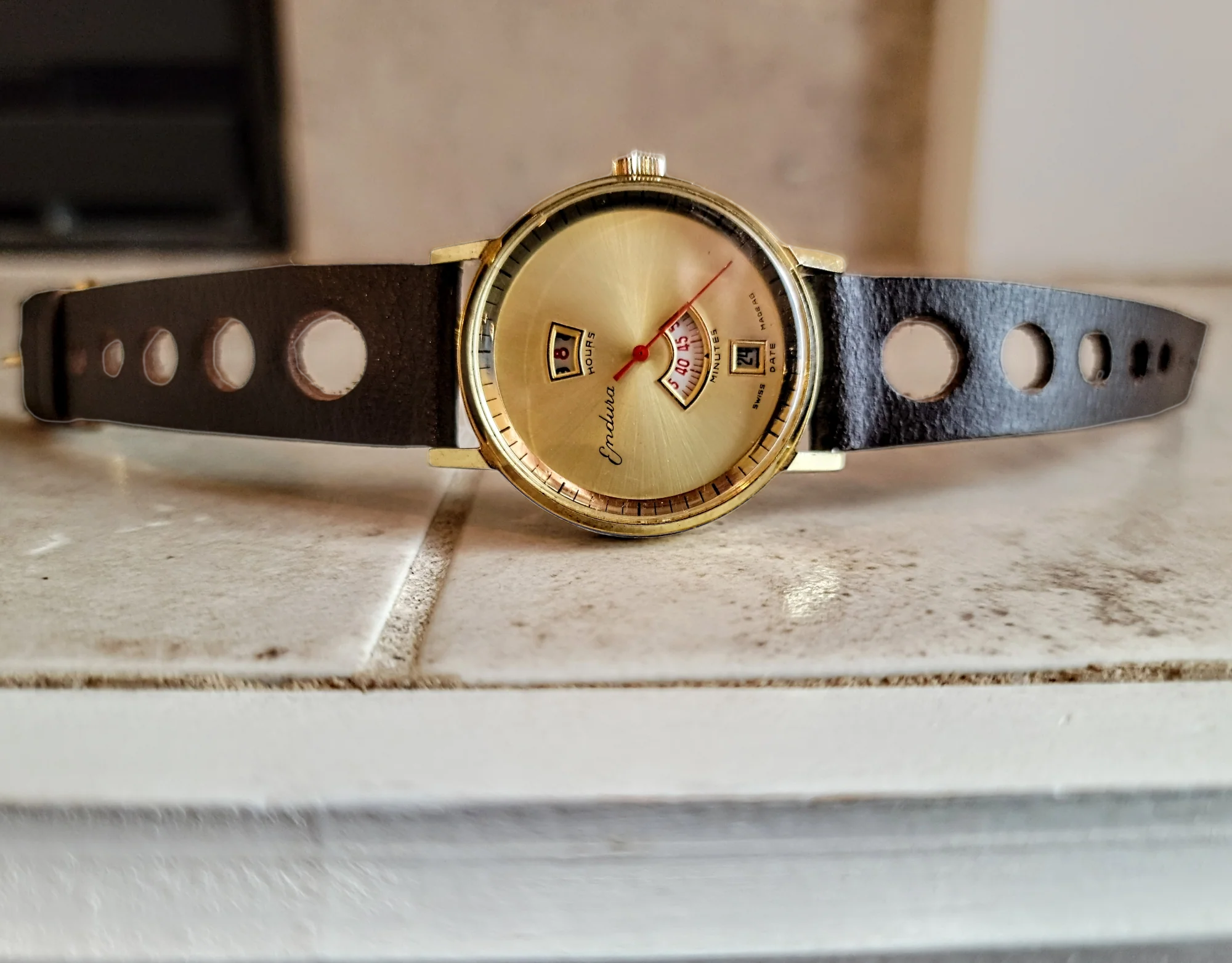 1960's ENDURA Direct Read Watch Digital & Mechanical Watch Cal. EB 8800 Swiss - Image 7