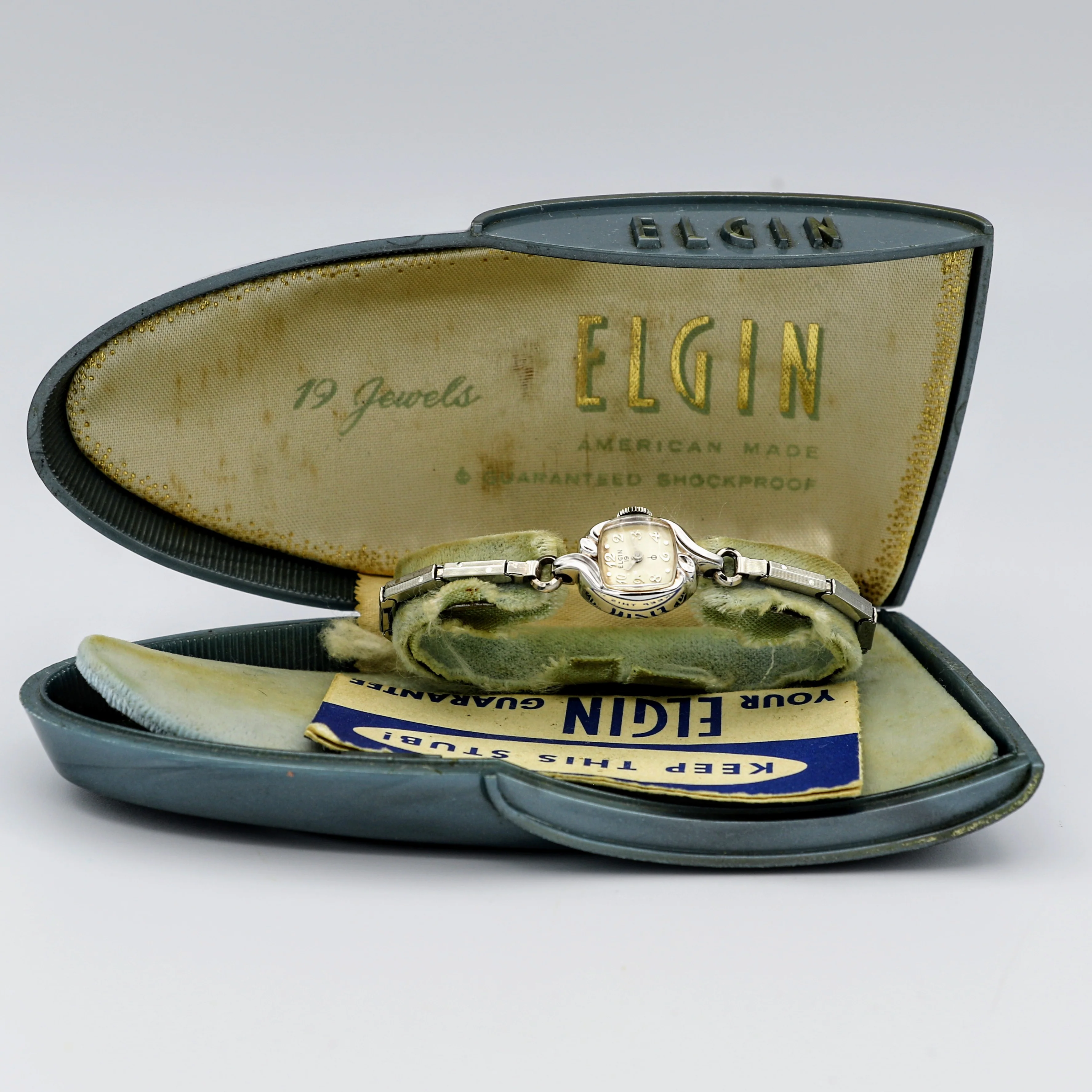 Ladies ELGIN Wristwatch 1960s American Grade 832 19 Jewels Vintage Watch - IN BOX! - Image 3