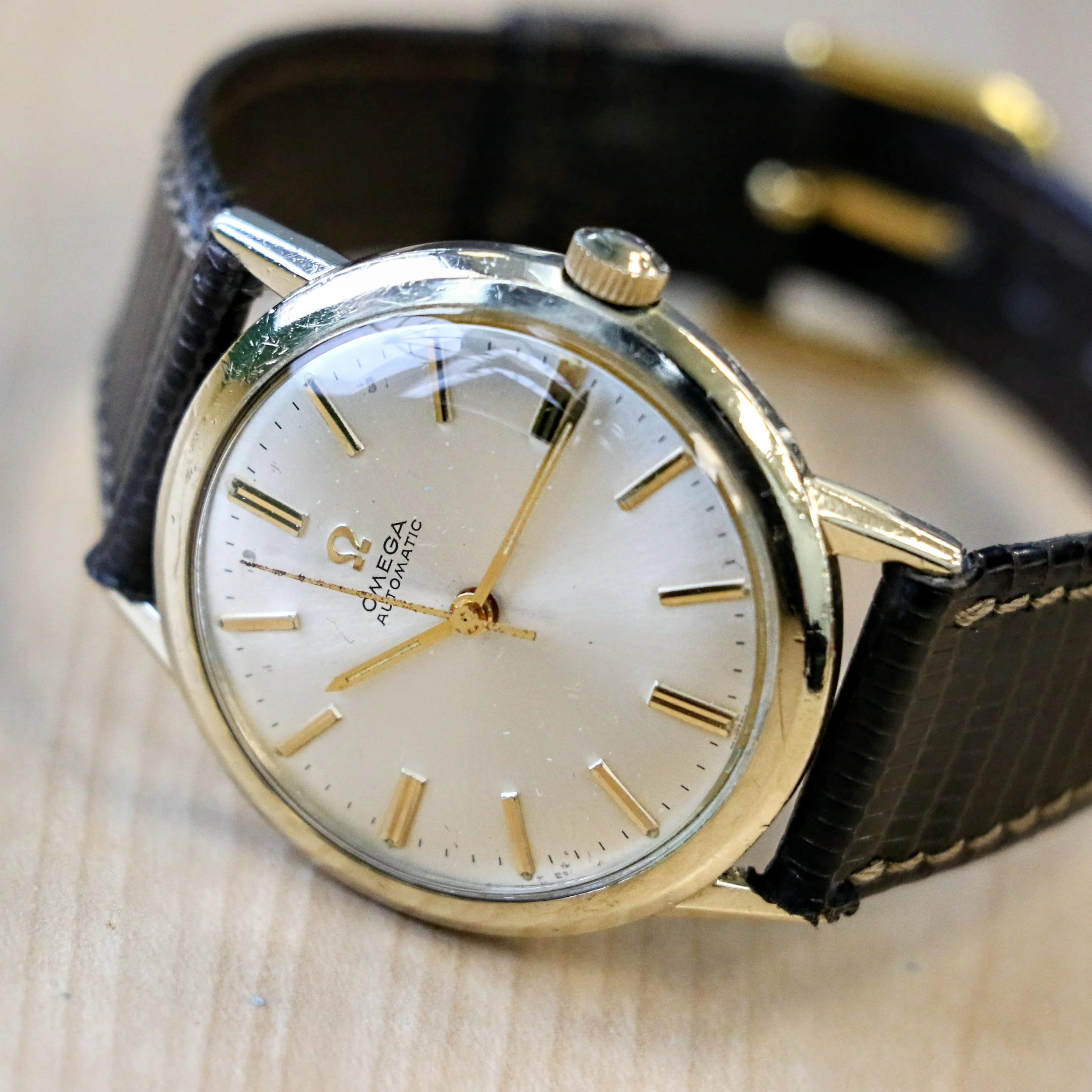 1962 OMEGA Automatic Watch Ref. LL6304 Cal. 550 Vintage Wristwatch 10K GF & S.S. - Image 7