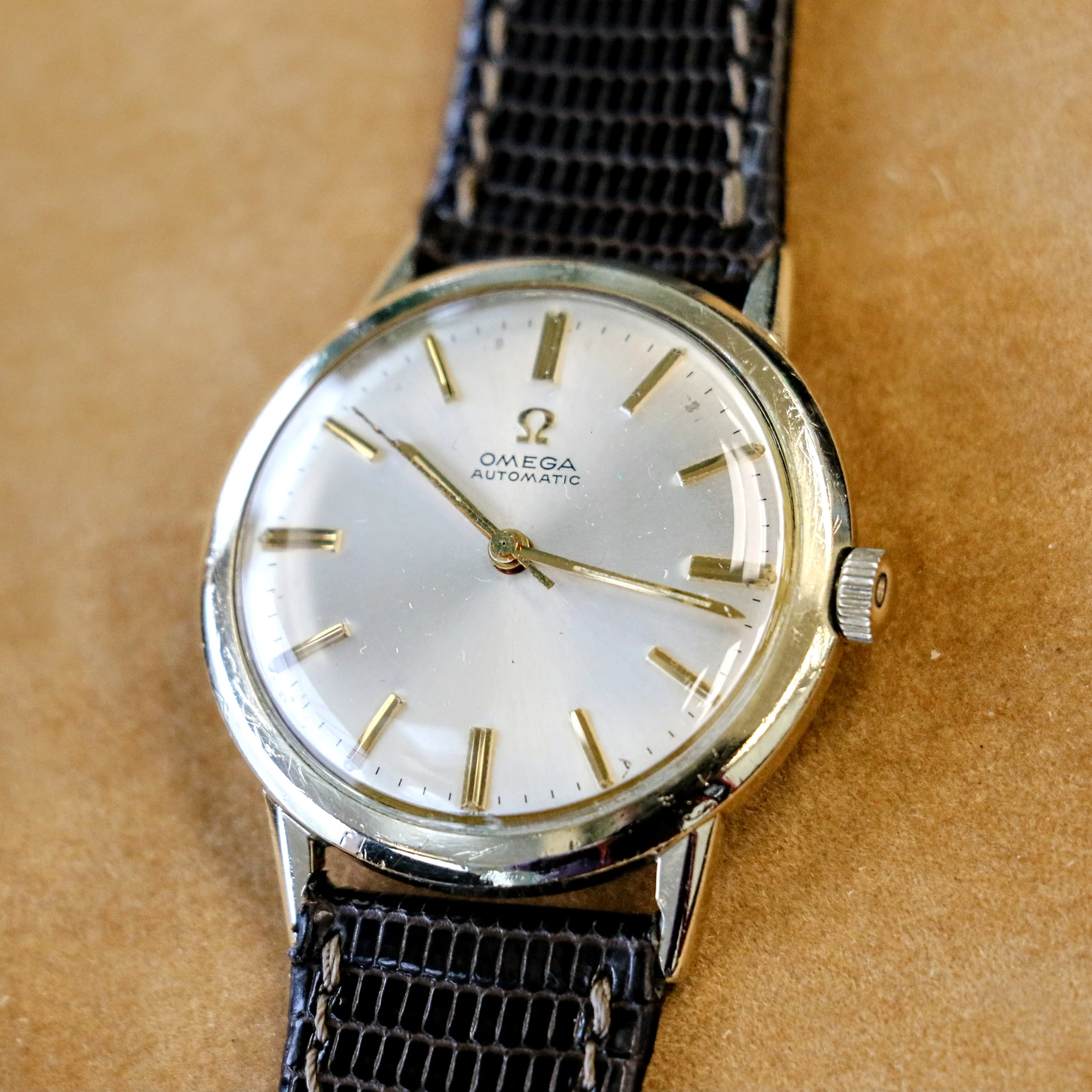 1962 OMEGA Automatic Watch Ref. LL6304 Cal. 550 Vintage Wristwatch 10K GF & S.S. - Image 9