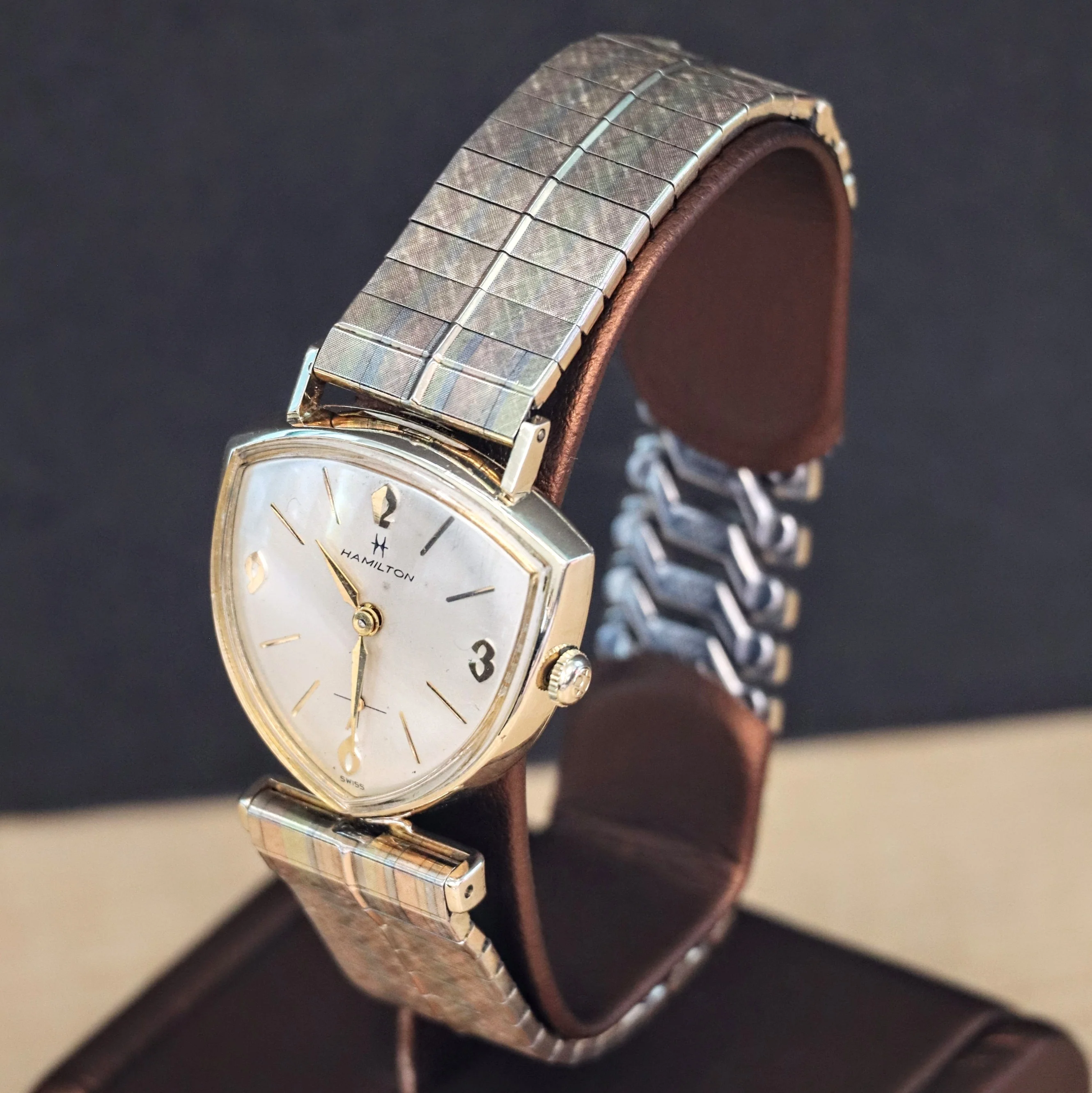 1963 HAMILTON Thor II Asymmetric Watch Cal. 686 Original S.S. JB Champion Bracelet - Image 5