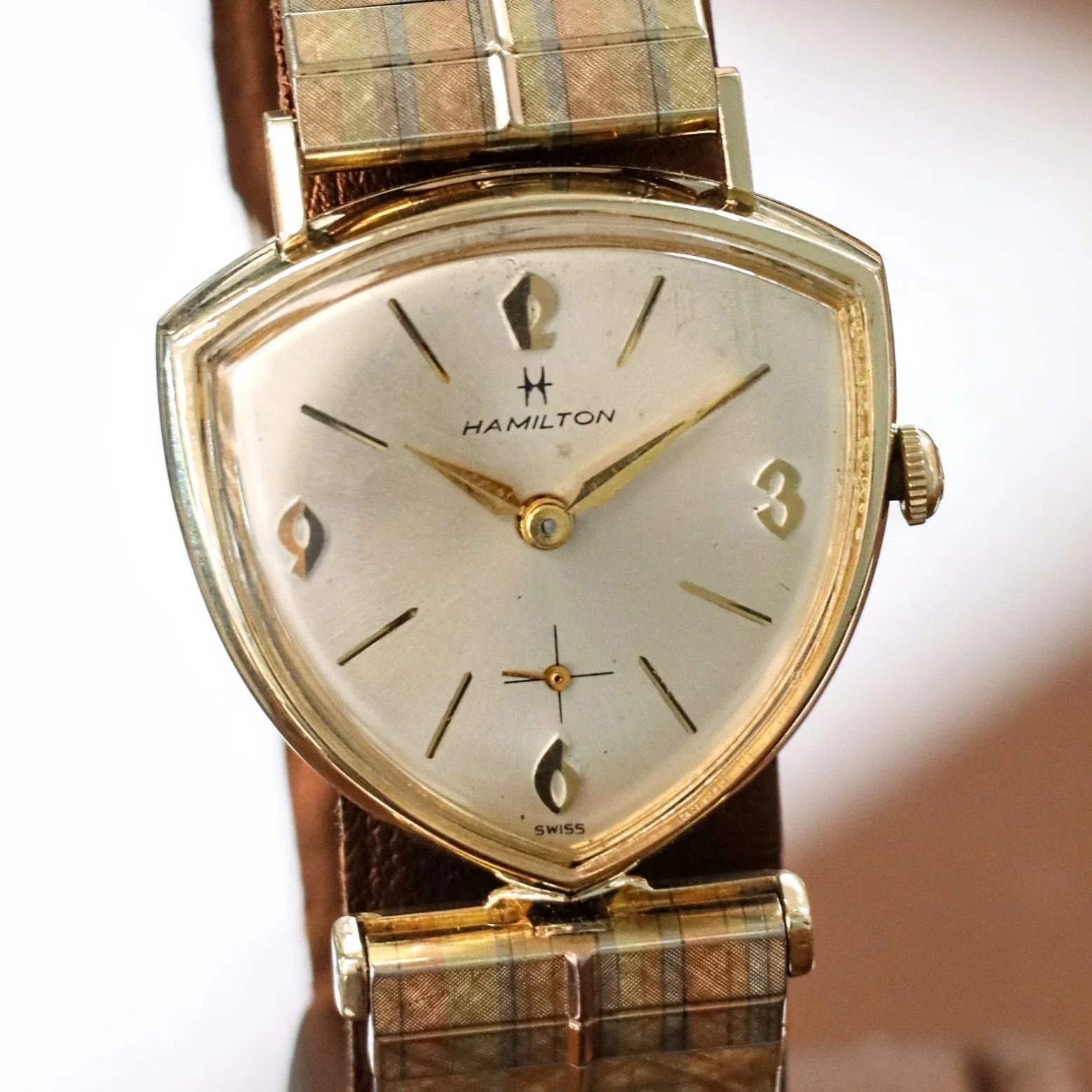 1963 HAMILTON Thor II Asymmetric Watch Cal. 686 Original S.S. JB Champion Bracelet - Image 8