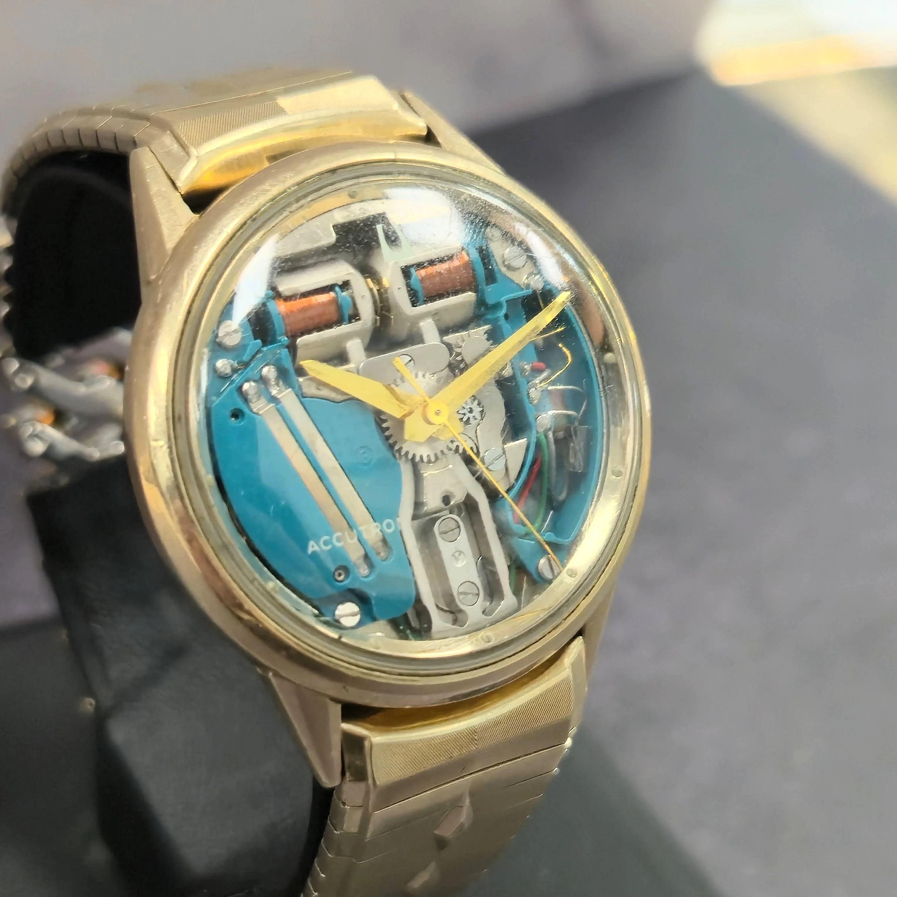 1964 Bulova Accutron Spaceview Watch Cal. 214 35mm Wristwatch - Image 3
