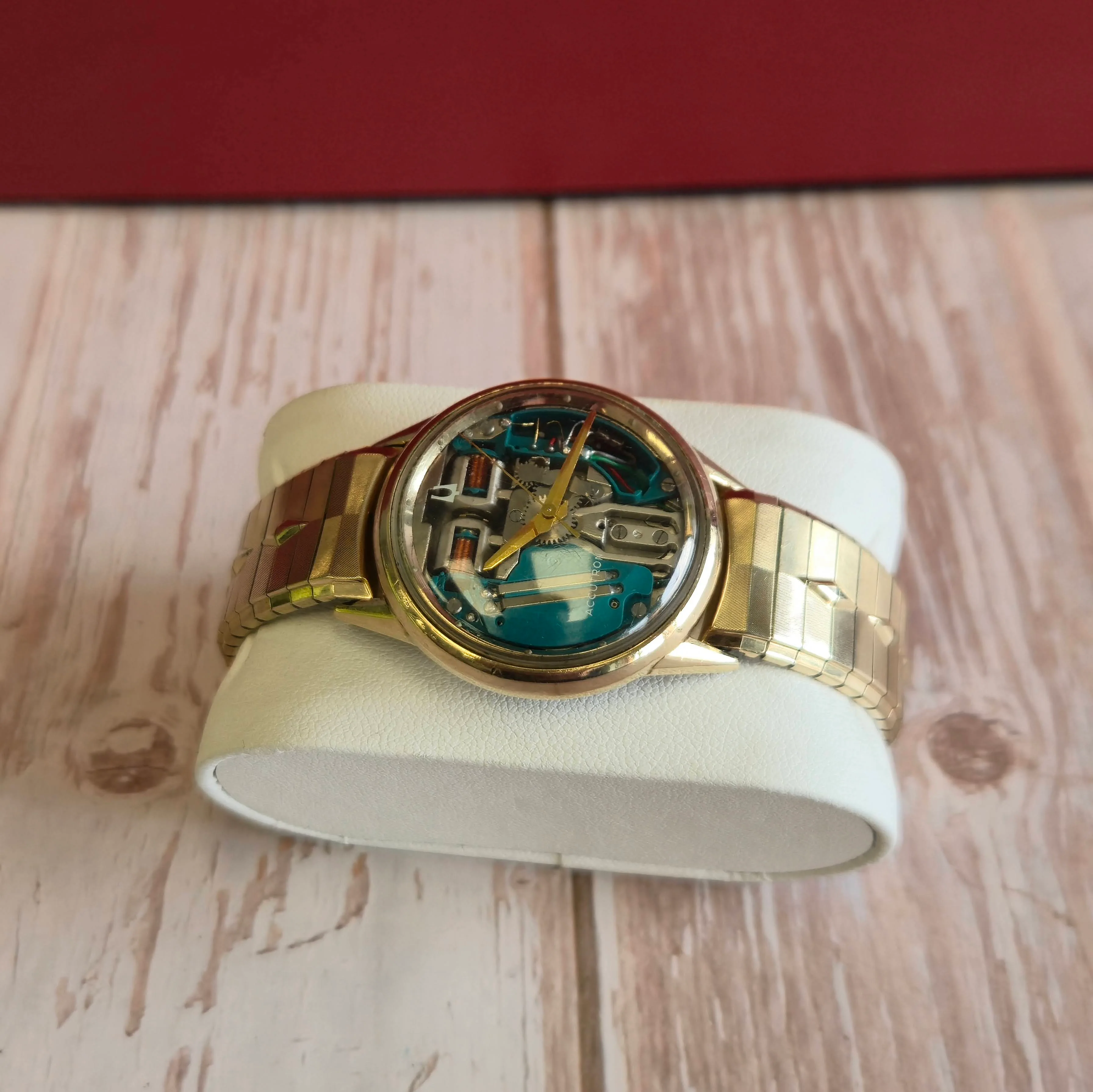 1964 Bulova Accutron Spaceview Watch Cal. 214 35mm Wristwatch - Image 9