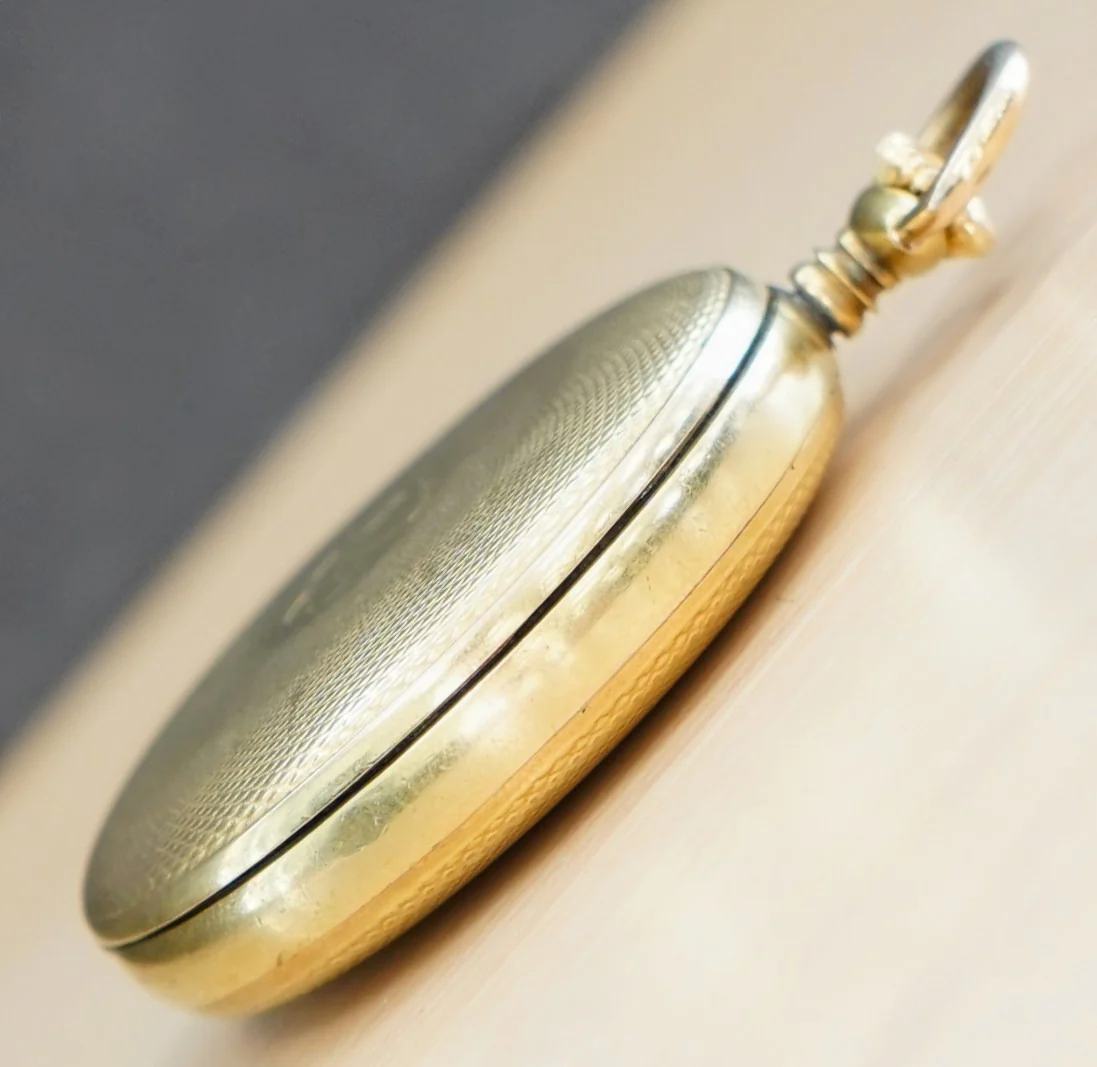 1964 CARAVELLE by Bulova Pocket Watch Hunter Case 17 Jewels Cal. 160A Swiss Made - Image 10
