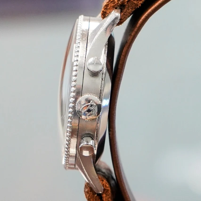 1965 BREITLING Navitimer 806 Chronograph Transitional Watch 17 Jewels Venus 178 Wristwatch - Image 5