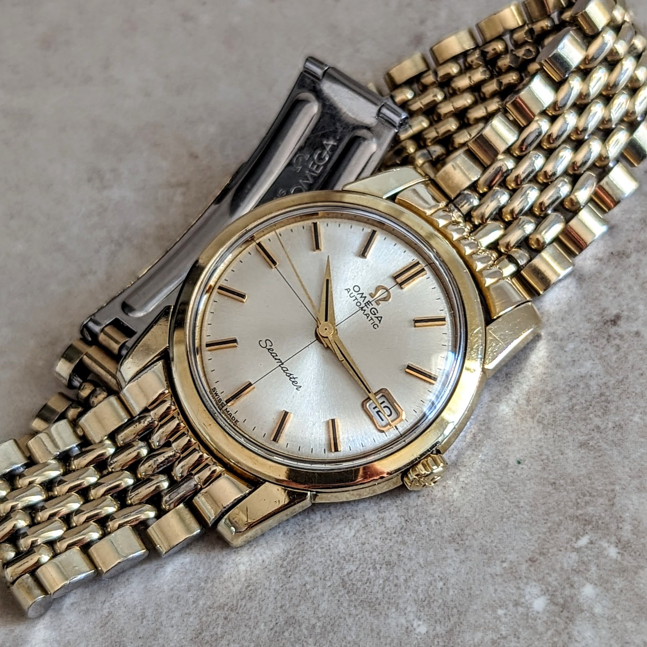 1965 OMEGA Seamaster Automatic Wristwatch Ref. 166.009 Orig. Bracelet Vintage Watch - Image 11