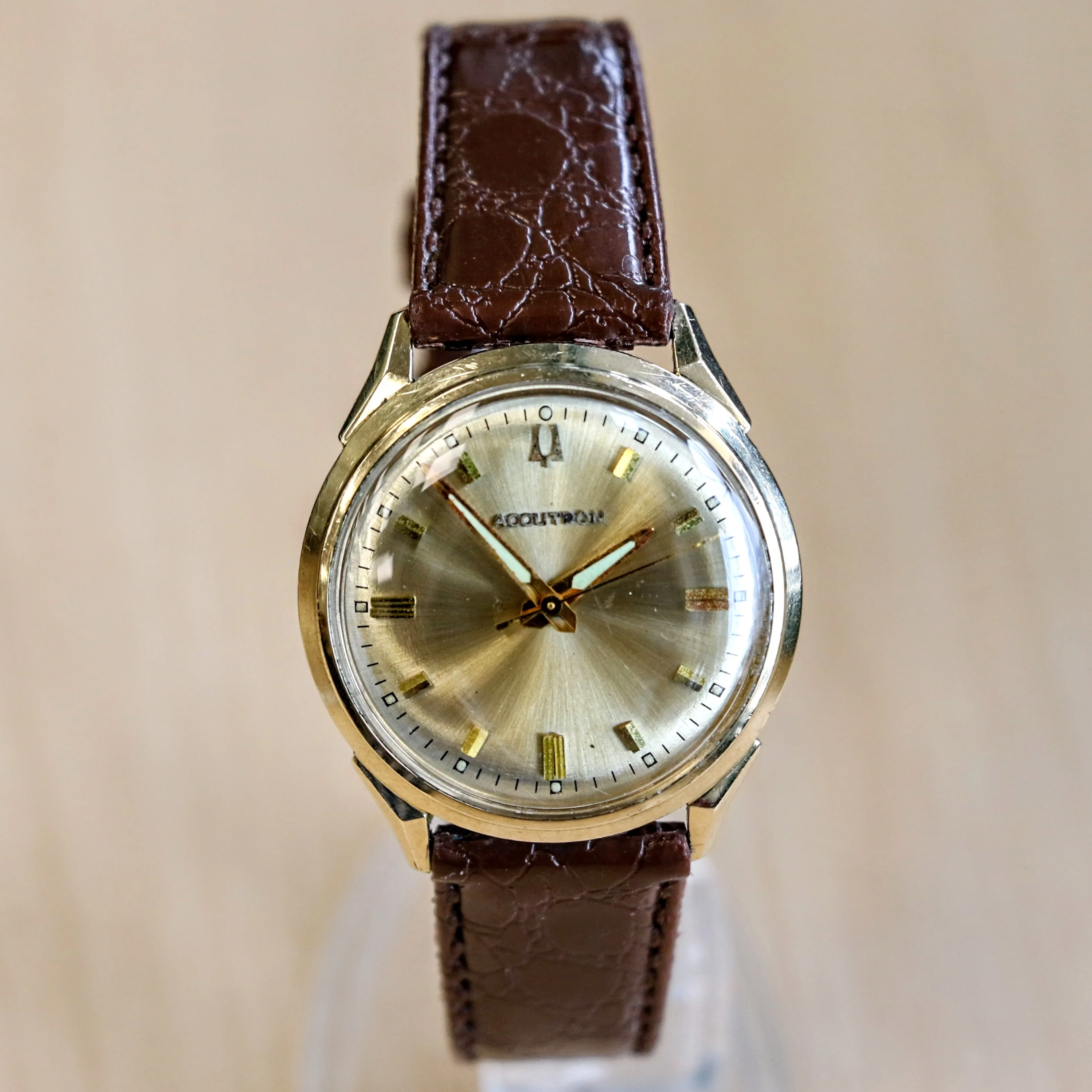 1966 BULOVA Accutron "412" Wristwatch 15 Jewels Cal. 214 Tunning Fork 10K G.F. Watch - Image 4