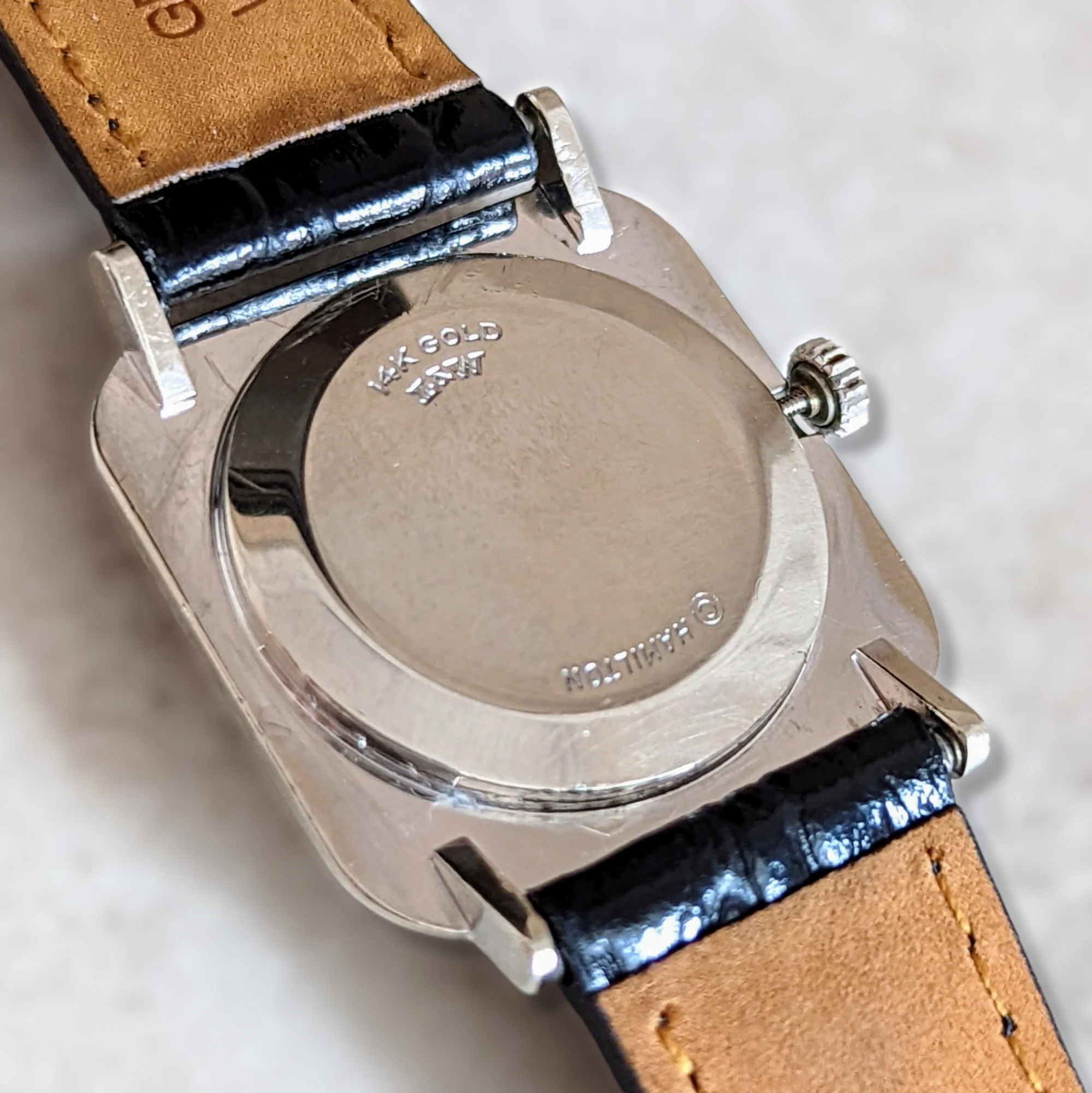 1966 HAMILTON Thinline 2019 Watch 14K GOLD Swiss Made - Image 10