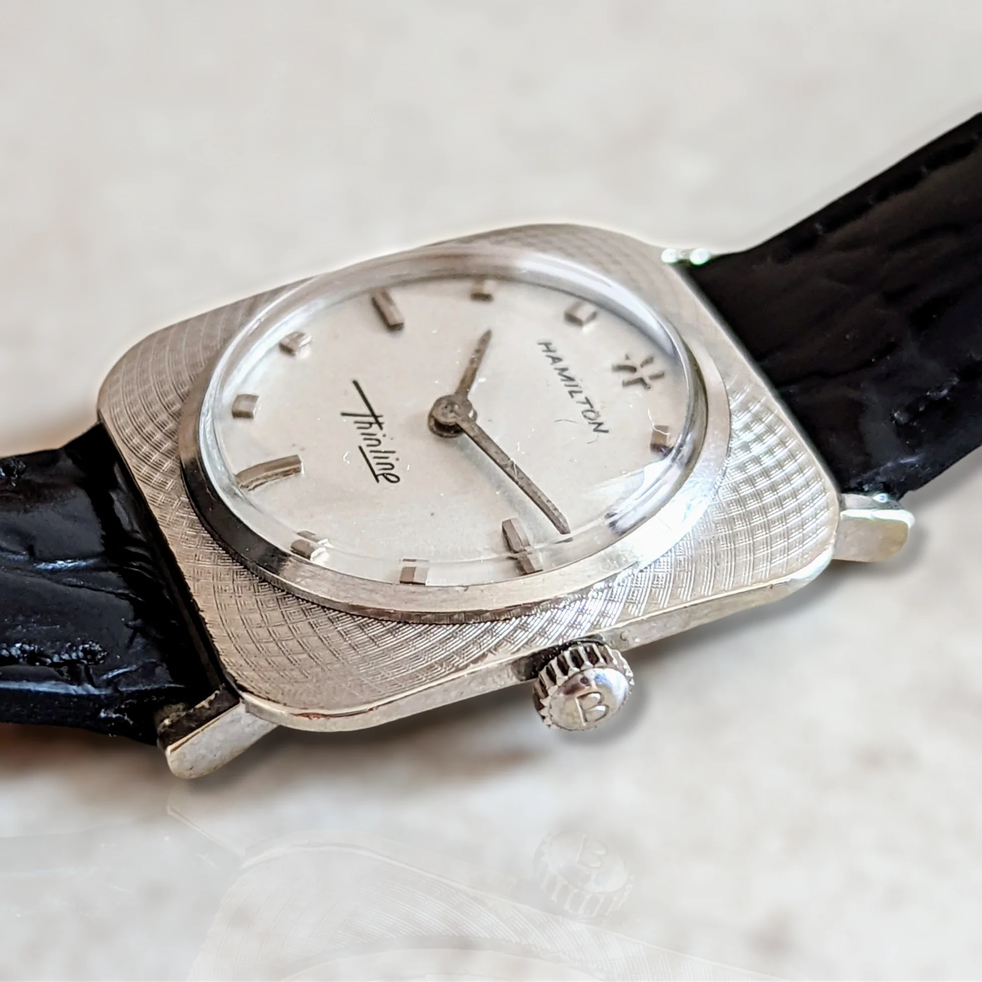 1966 HAMILTON Thinline 2019 Watch 14K GOLD Swiss Made - Image 12