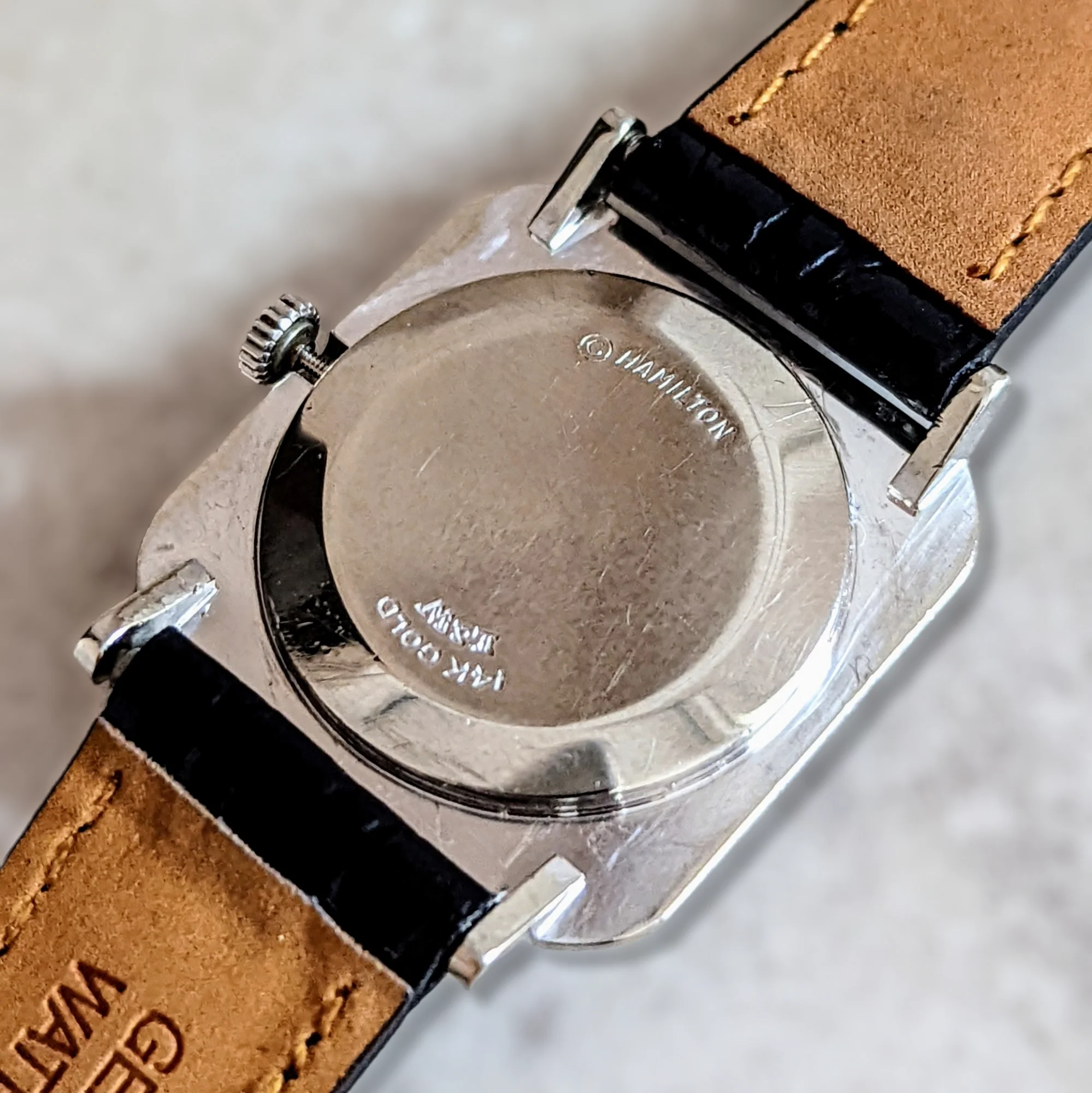 1966 HAMILTON Thinline 2019 Watch 14K GOLD Swiss Made - Image 7