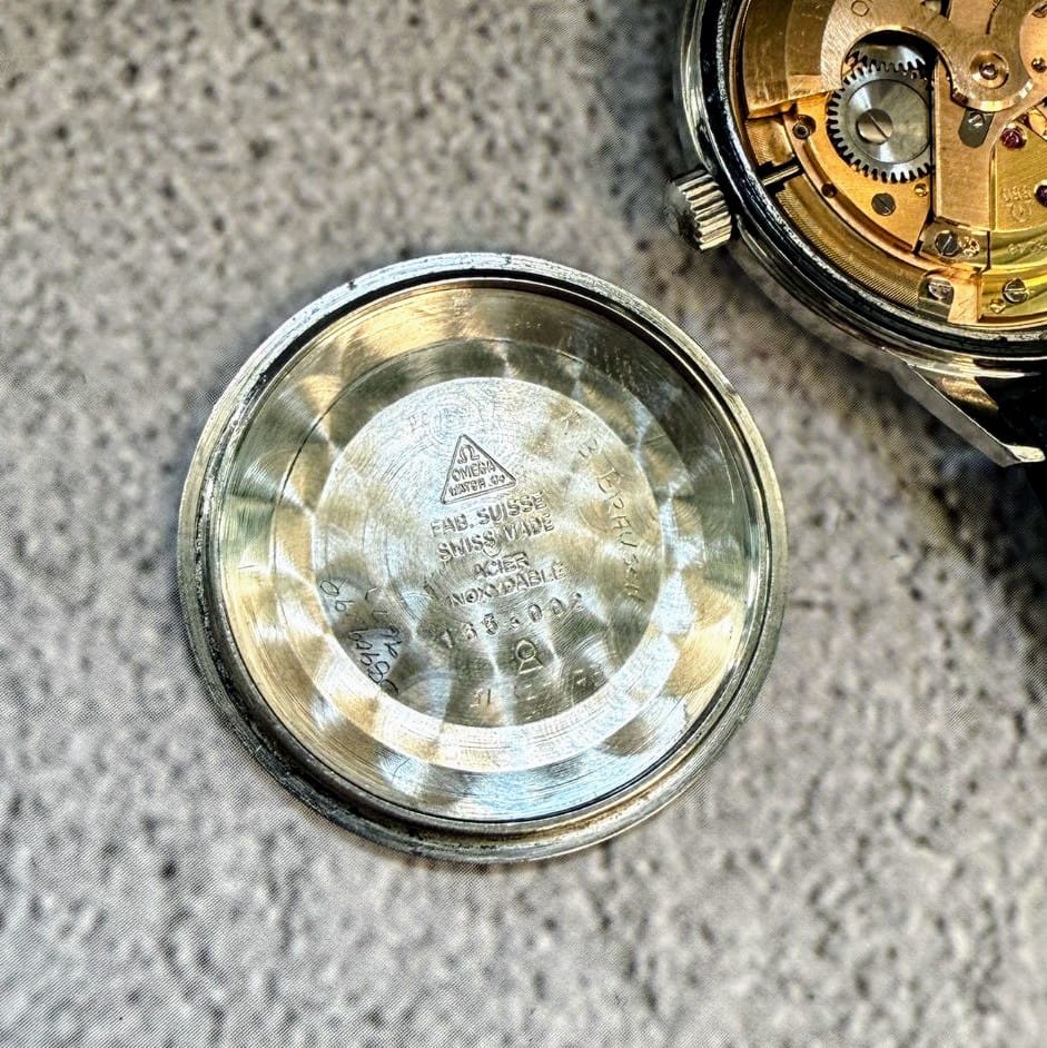 1966 OMEGA Seamaster Automatic Watch 165.002 "Speedmaster Companion" Military Dial Wristwatch 35mm ALL S.S. - Image 16