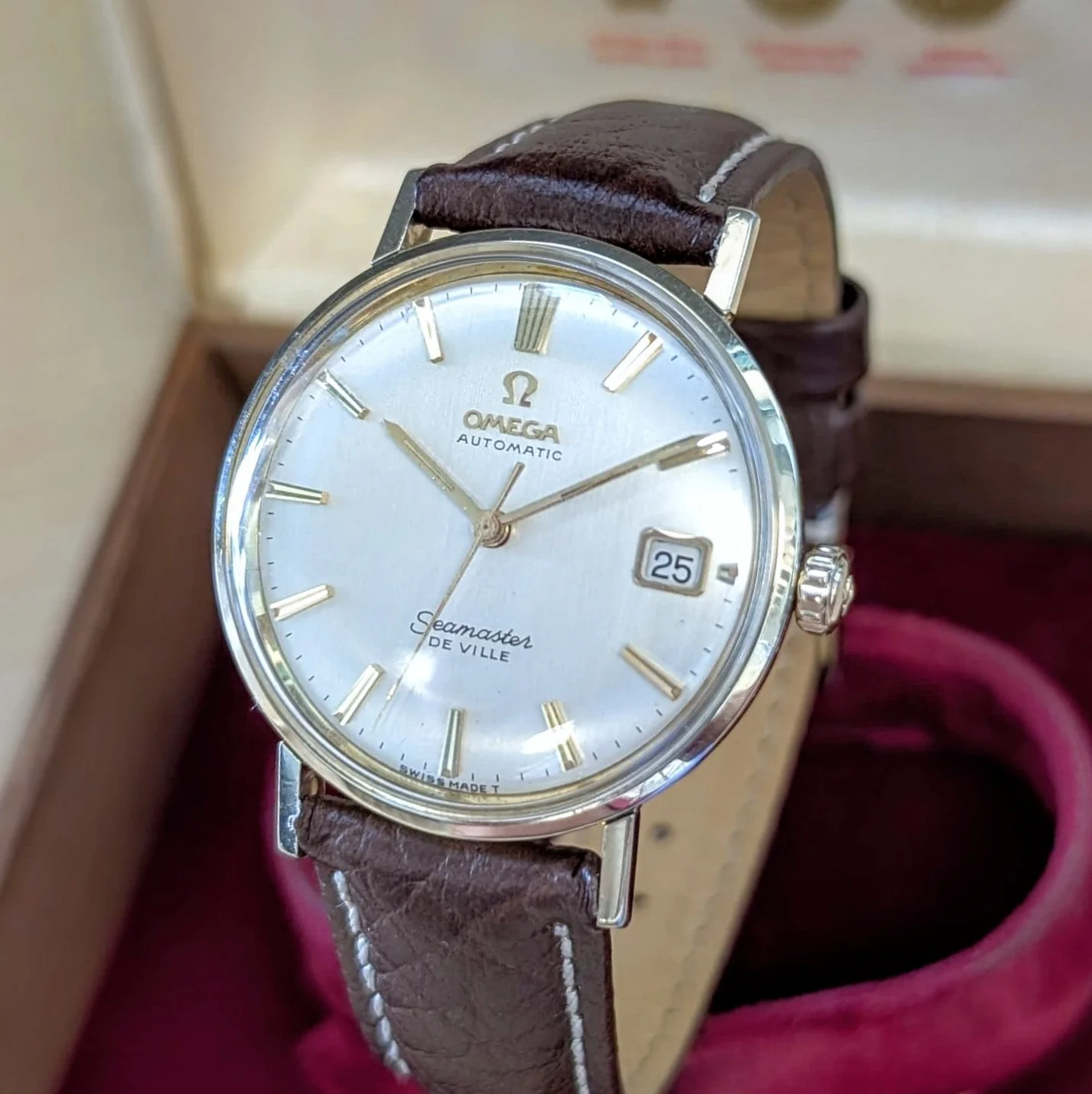 1966 Omega Seamaster De Ville Automatic Watch 34mm Date Indicator Wristwatch - In Box - Image 6