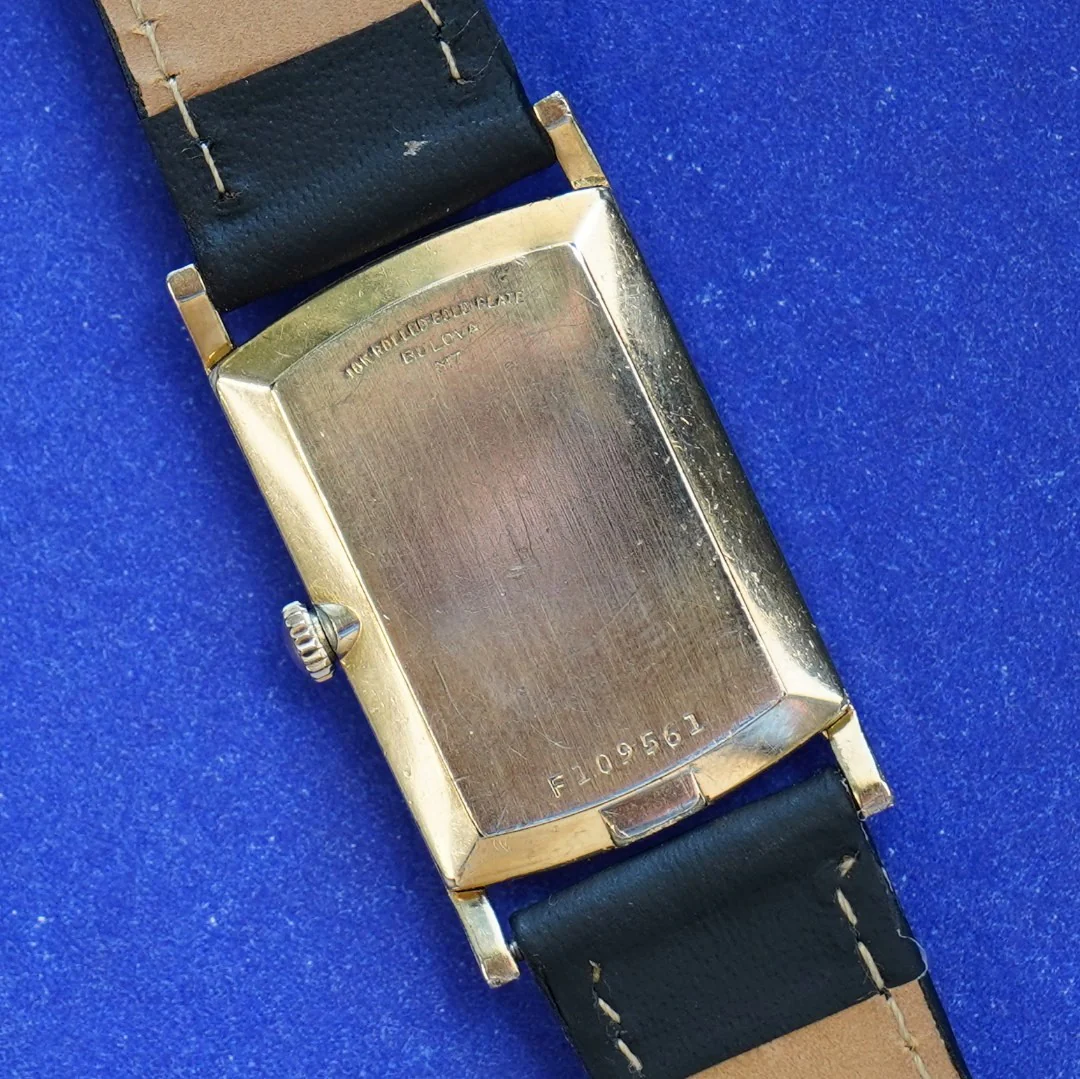1967 BULOVA Banker "GG" Watch 17 Jewels Cal. 6CT Tank Case Swiss Made Wristwatch - Image 9
