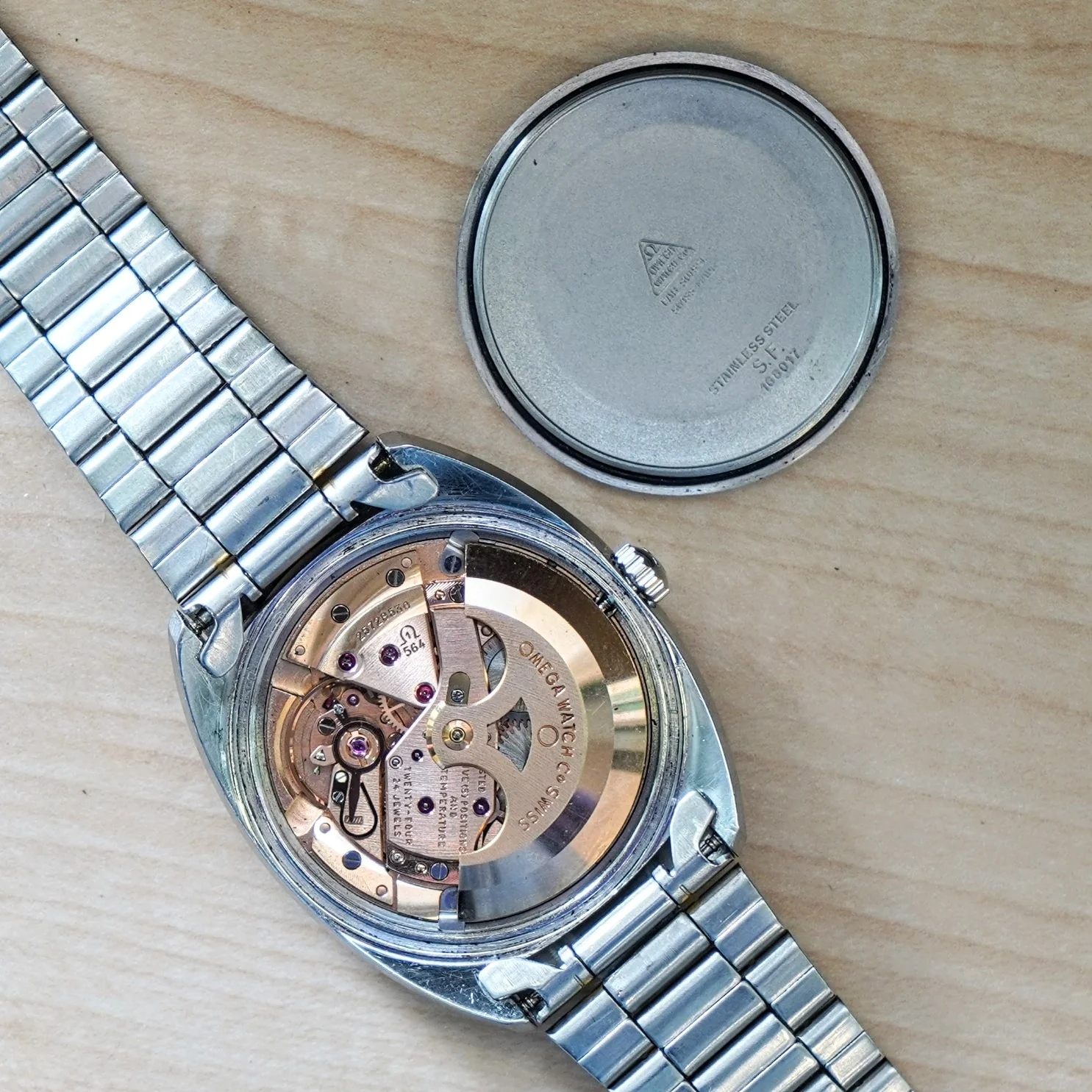 1967 OMEGA Constellation Automatic Watch Ref. 168.017 Cal. 564 Wristwatch ALL S.S. Original Bracelet - IN BOX! - Image 15