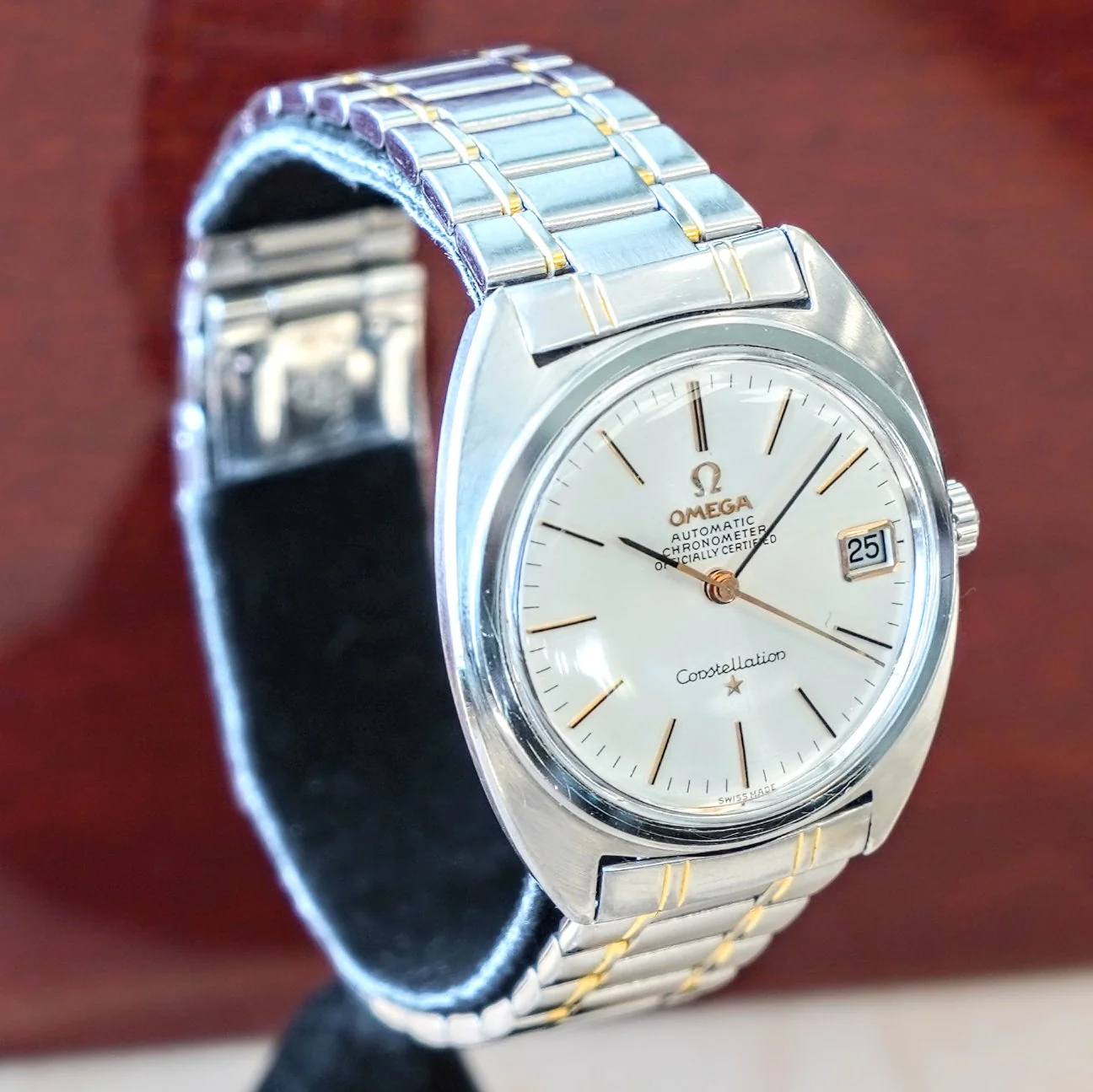 1967 OMEGA Constellation Automatic Watch Ref. 168.017 Cal. 564 Wristwatch ALL S.S. Original Bracelet - IN BOX! - Image 4