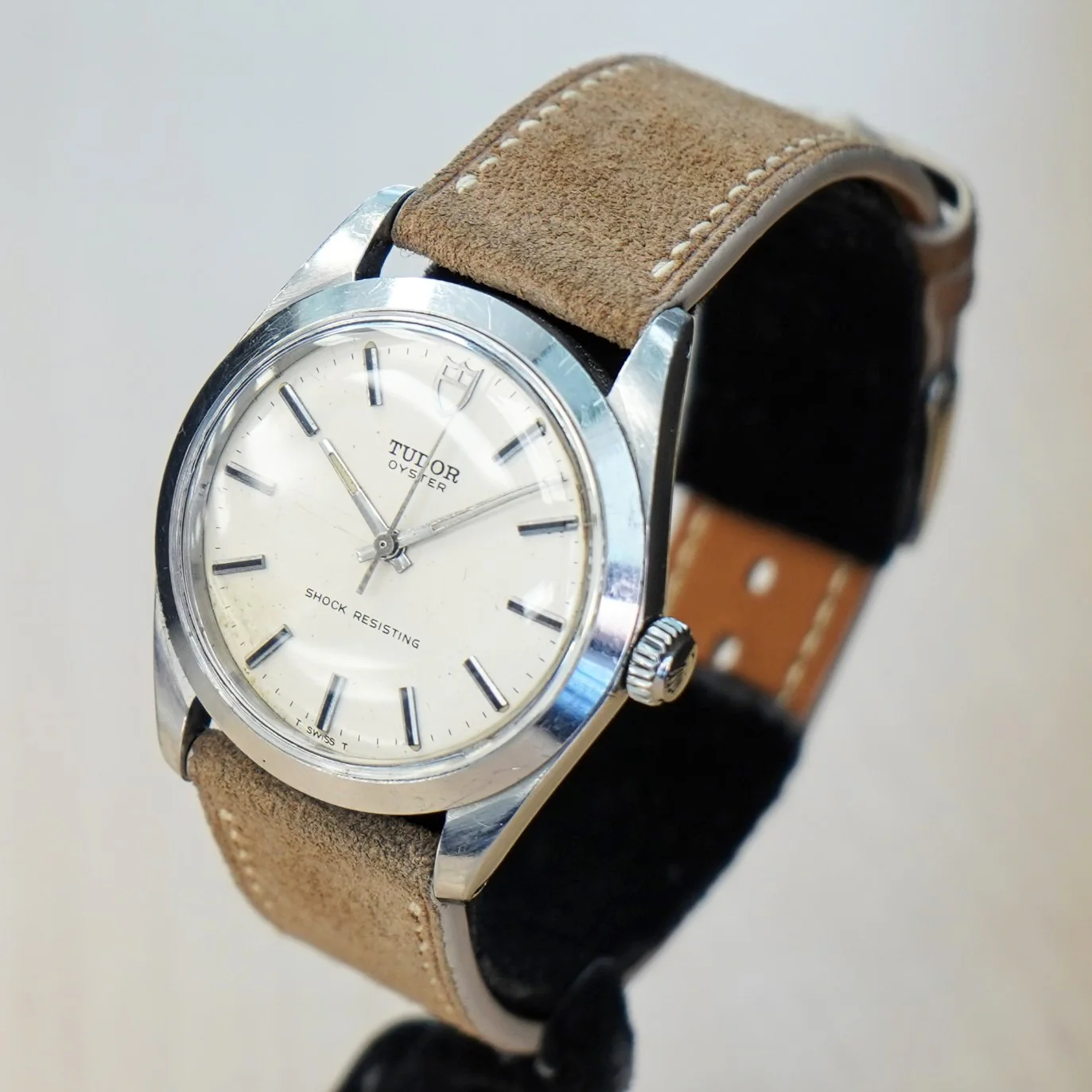 1968 TUDOR Oyster Watch Ref. 7991/0 34mm Shock Resisting Wristwatch Oyster Case by Rolex - Image 4