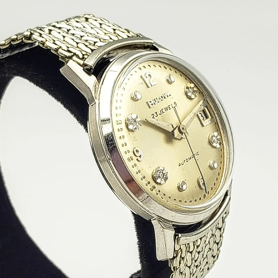 1969 BULOVA Beau Brummell Automatic Wristwatch 23J Cal. 10CPACD Date Window Watch - Image 2