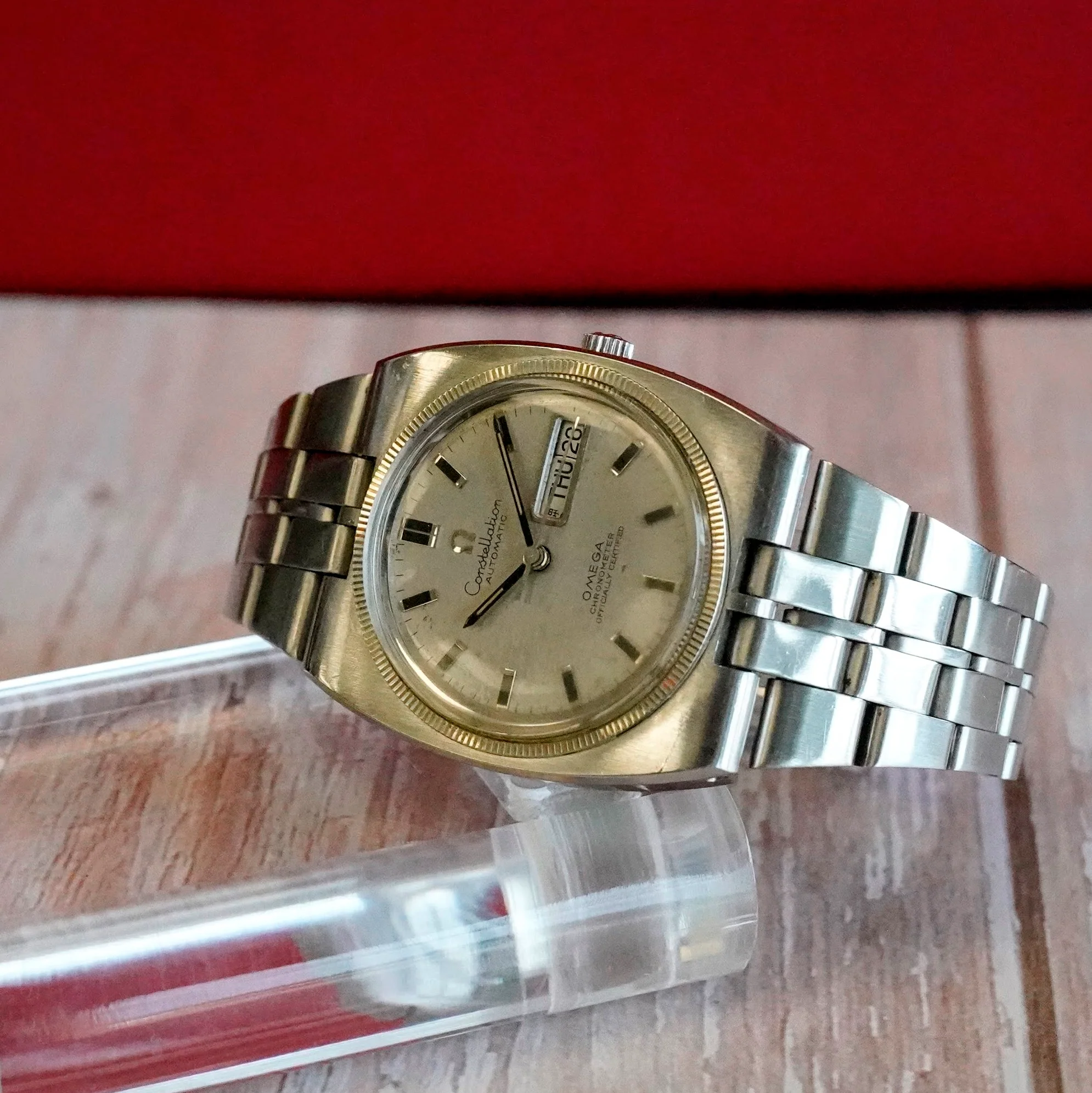 1969 Omega Constellation Automatic Watch 168.045 Day/Date 36mm ALL S.S. Cal. 751 24 Jewels ADJ. - Image 5