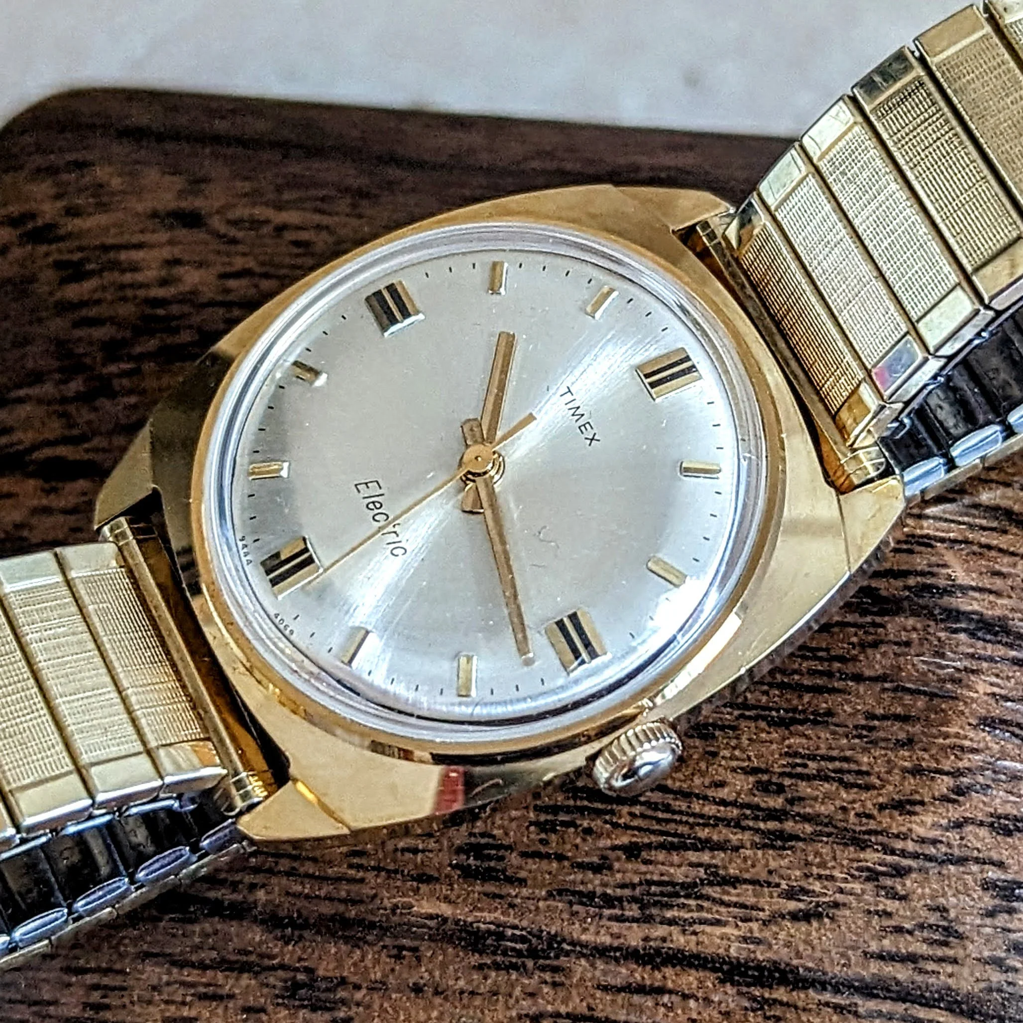 1969 TIMEX Electric Wristwatch Ref. 9444 Watch - In Box! New Battery! - Image 5