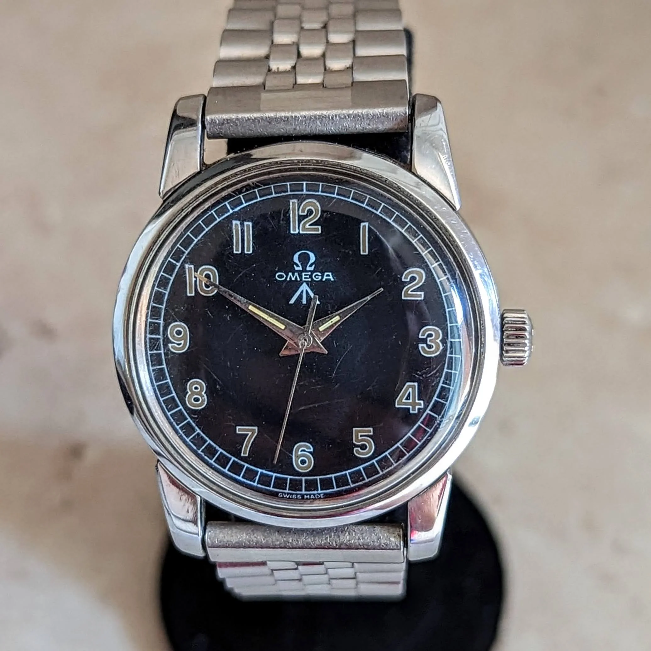1970 Custom OMEGA W.W.W. Wristwatch British MoD Military Style Watch - Image 4