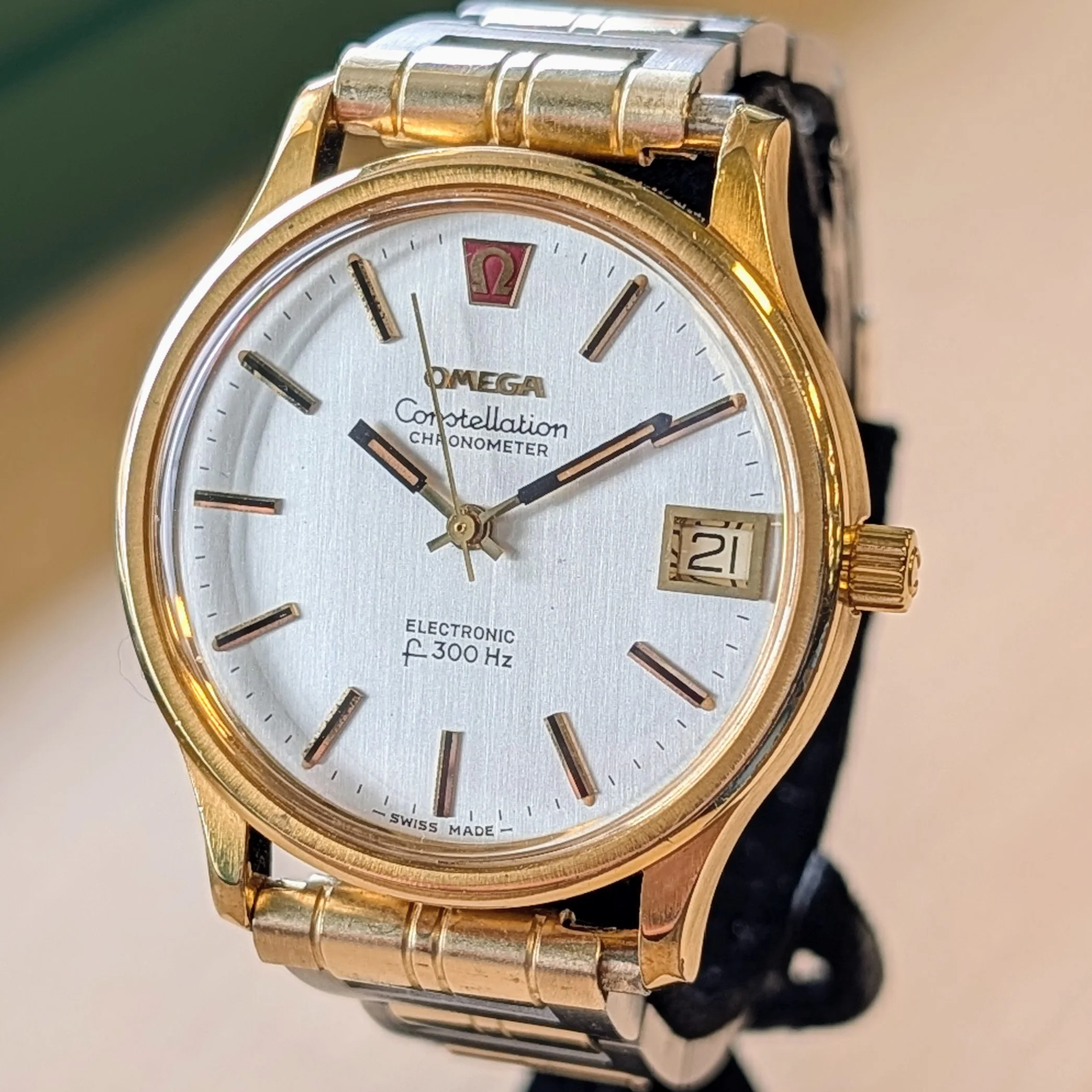 1970 Omega Constellation Chronometer Electronic f300Hz Watch 198.0075 Date Cal. 1250 36mm Wristwatch - Image 3
