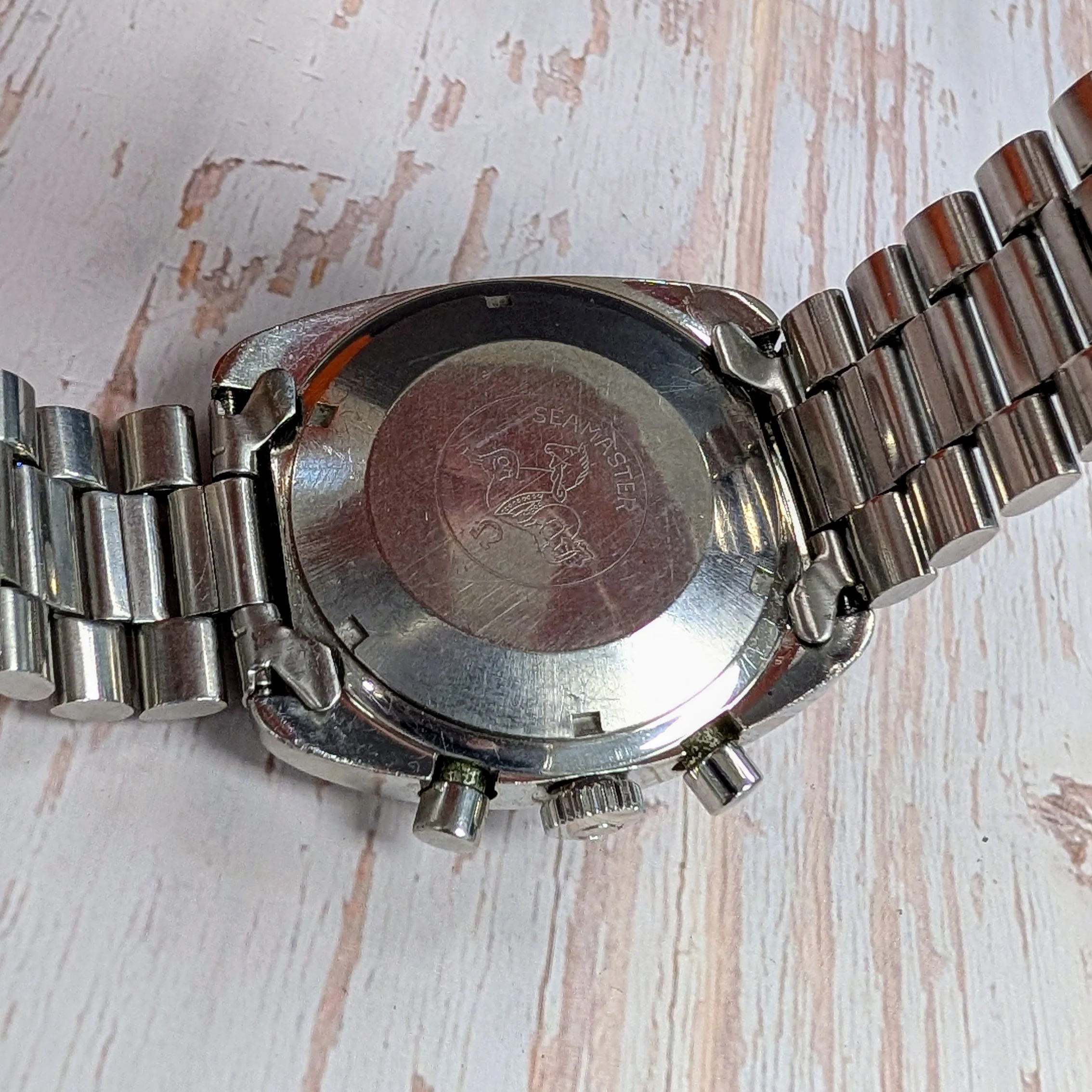 1970 Omega Seamaster Chronograph Watch 145.029 Cal. 861 Wristwatch ALL S.S. - Image 11