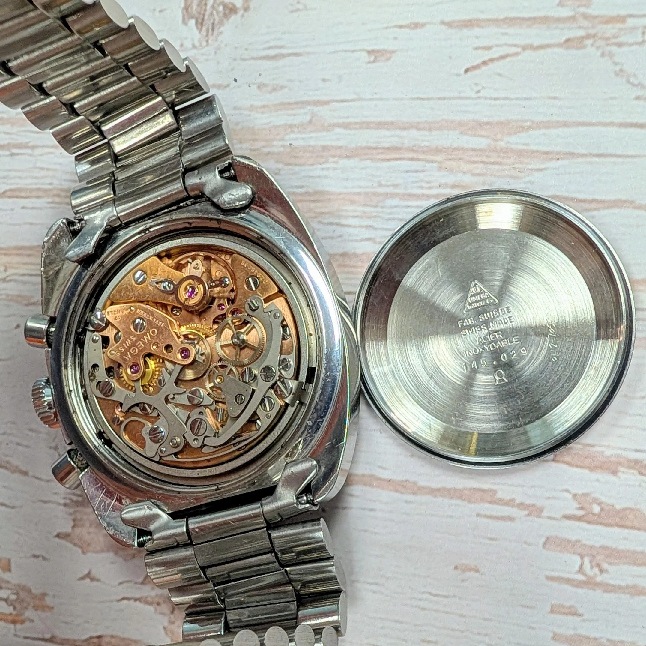 1970 Omega Seamaster Chronograph Watch 145.029 Cal. 861 Wristwatch ALL S.S. - Image 12
