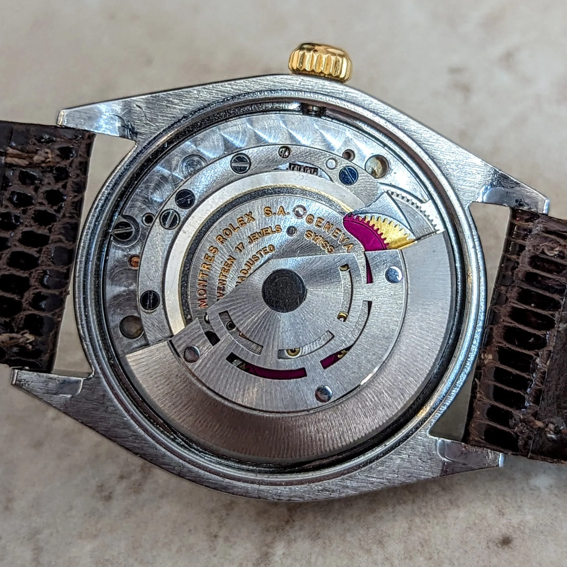 1970 ROLEX Oyster Perpetual AIR-KING Watch Ref. 5501 Cal. 1520 Vintage Automatic Wristwatch - Image 17