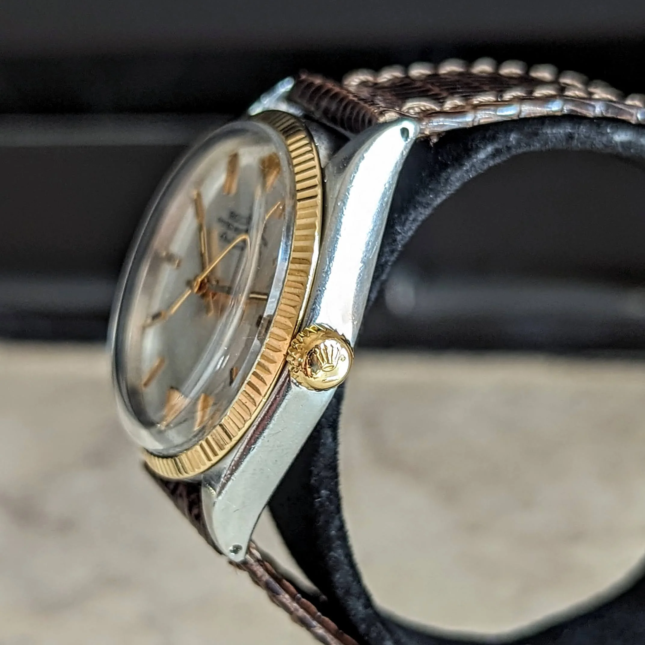 1970 ROLEX Oyster Perpetual AIR-KING Watch Ref. 5501 Cal. 1520 Vintage Automatic Wristwatch - Image 7