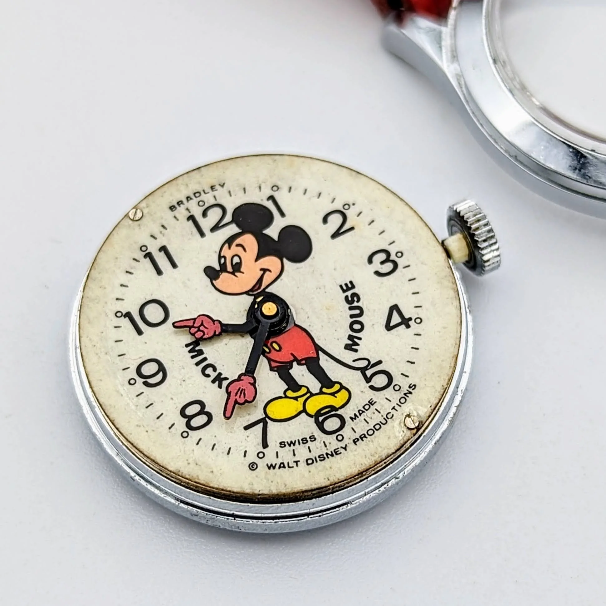1975 MICKEY MOUSE Wristwatch by BRADLEY TIME Walt Disney Productions Swiss Made Watch - Image 10
